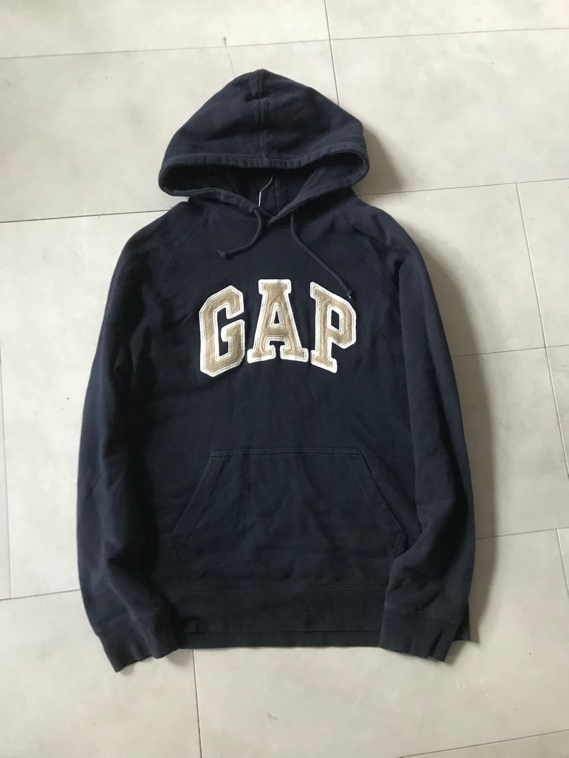 갭 네이비 오버핏 후드티 상품이미지8