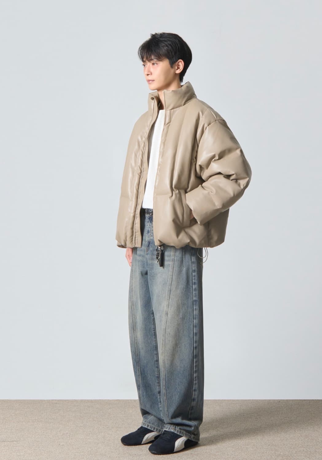 드미트리 가죽 푸퍼 패딩 3사이즈(105-110) 새상품 상품이미지5