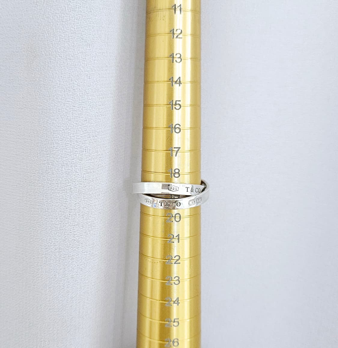 티파니앤코 1837 인터로킹 서클 반지 us9/국내19호 [정품/풀구성] 상품이미지8