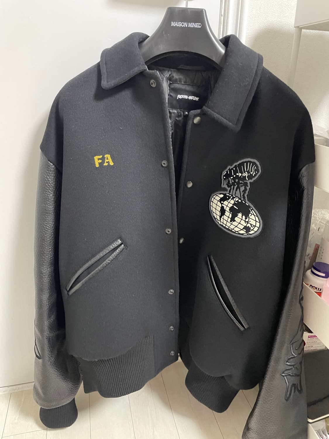 퍼킹어썸 바시티 자켓 xl 상품이미지1