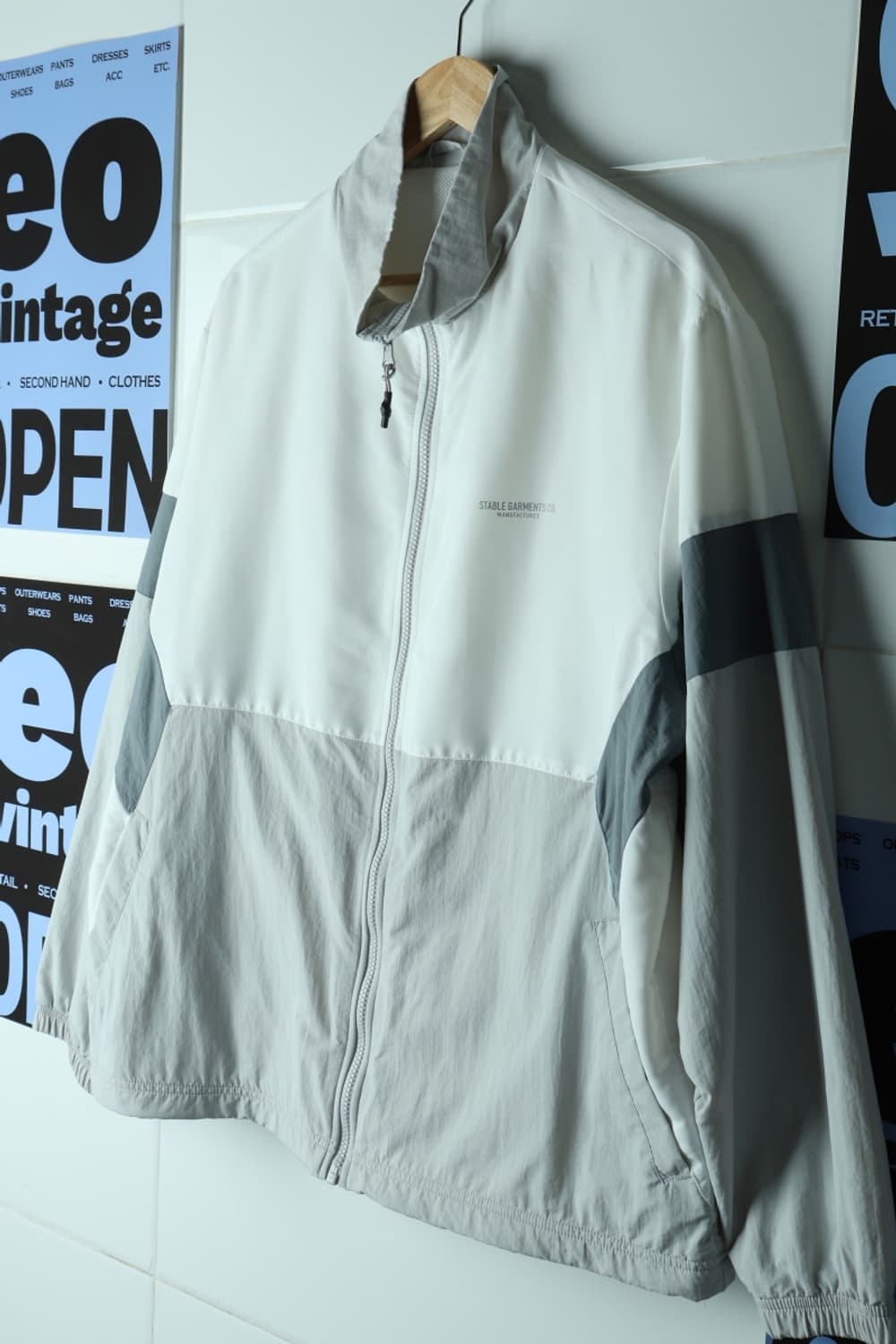 (L-2XL) 스파오 집업 바람막이 점퍼자켓 아메카지 박시-H32687 상품이미지1