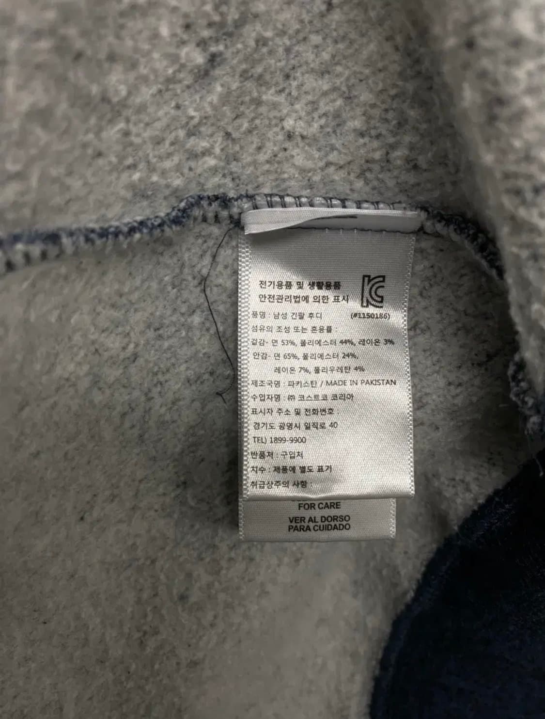 Champion 블루 후드 스웨트셔츠 XL 상품이미지5