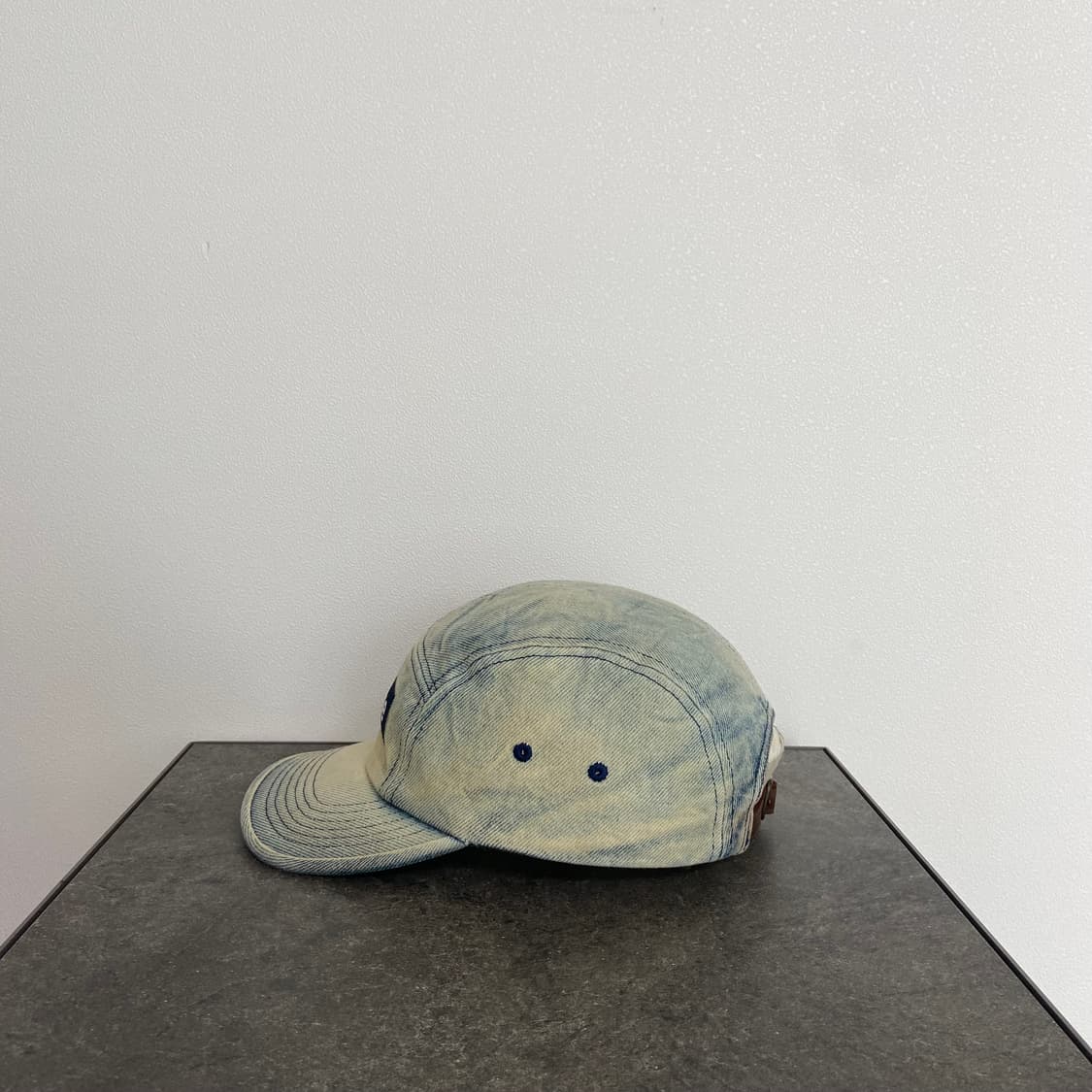 (OS) 슈프림 박스로고 캠프캡 모자 24SS 더티 인디고 데님 상품이미지2