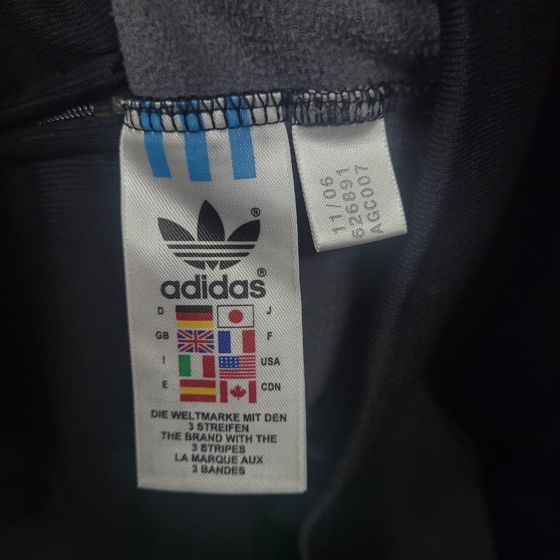 아디다스 불꽃 파이어버드 검금 블랙 골드 트랙탑 져지  상품이미지6