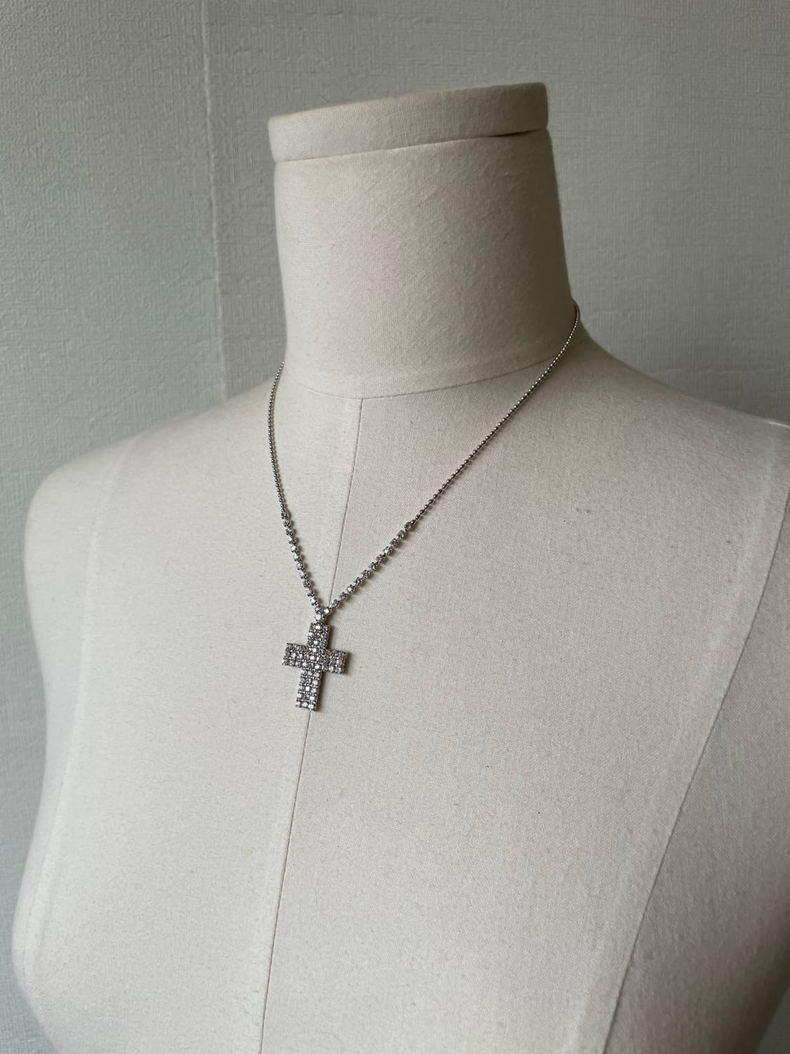 cross-cubic necklace 상품이미지2