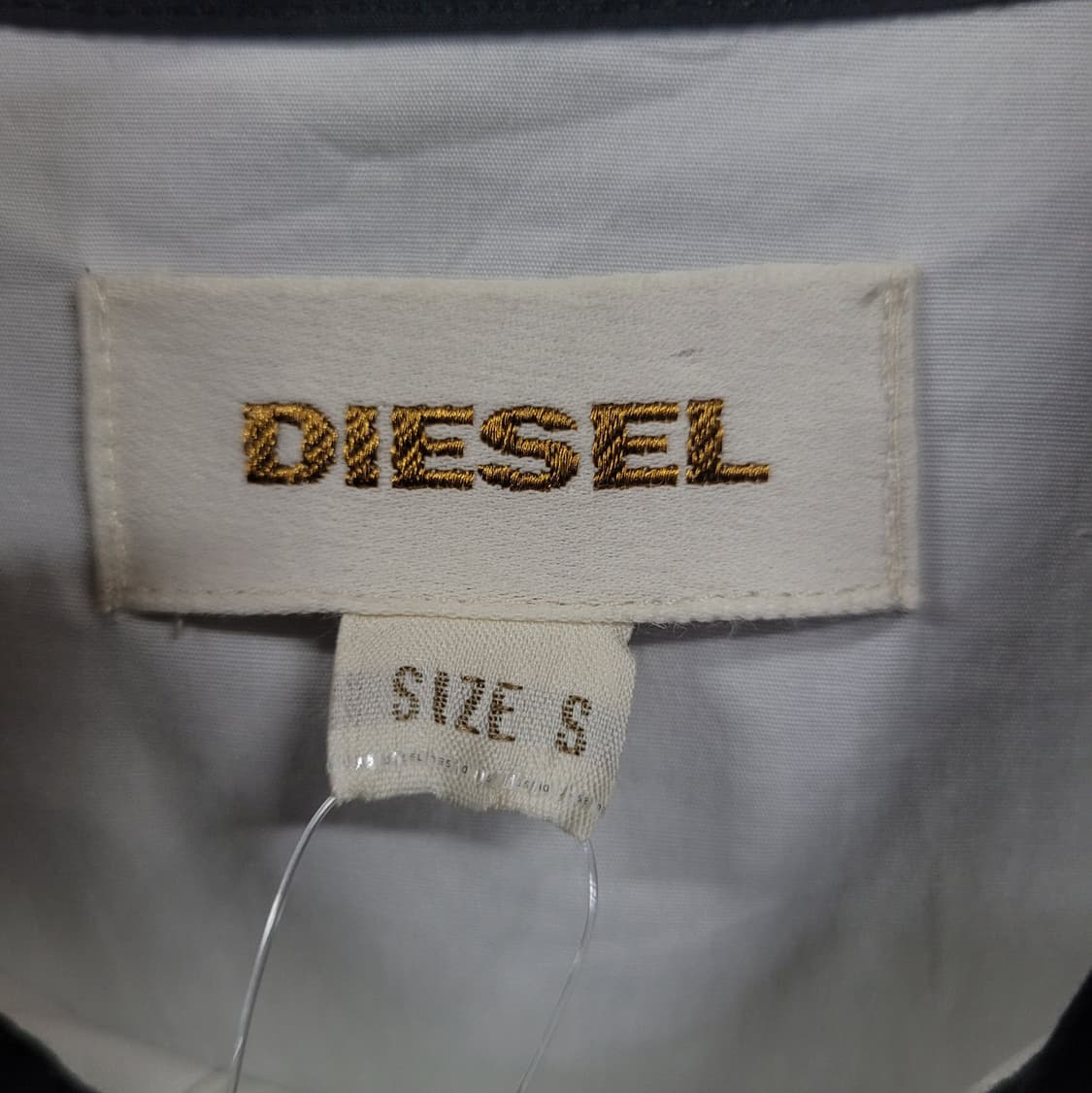 Diesel 디젤 블랙 카라 배색 셔츠 상품이미지6