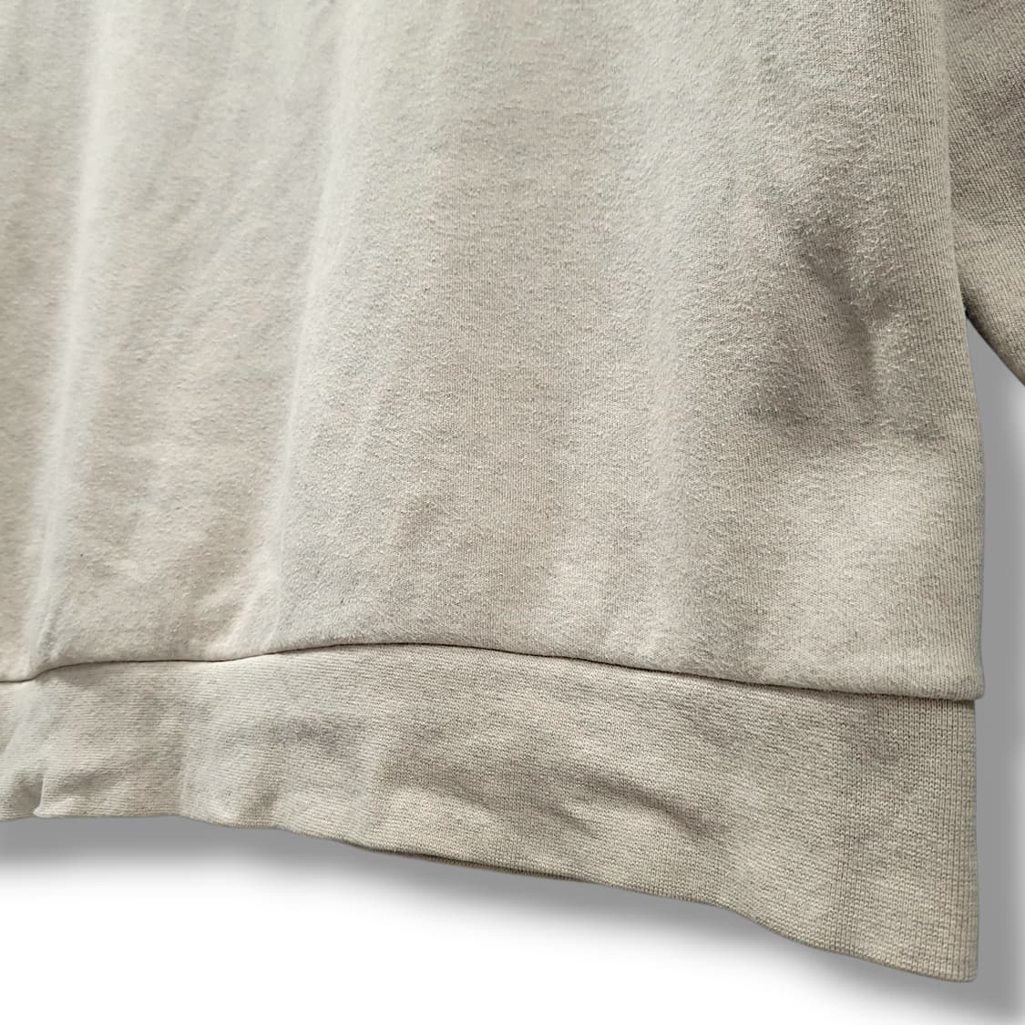 [L] 폴로 랄프로렌 베이지 크루넥 스웨트 기모 맨투맨 상품이미지6