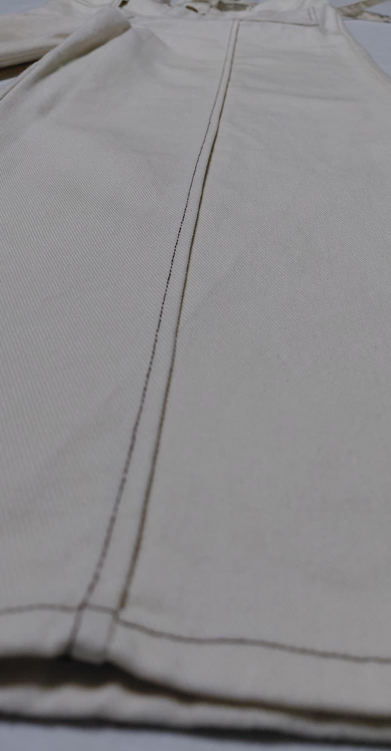 [M] earth music&ecology 스티치 와이드 팬츠 (Ecru 상품이미지7