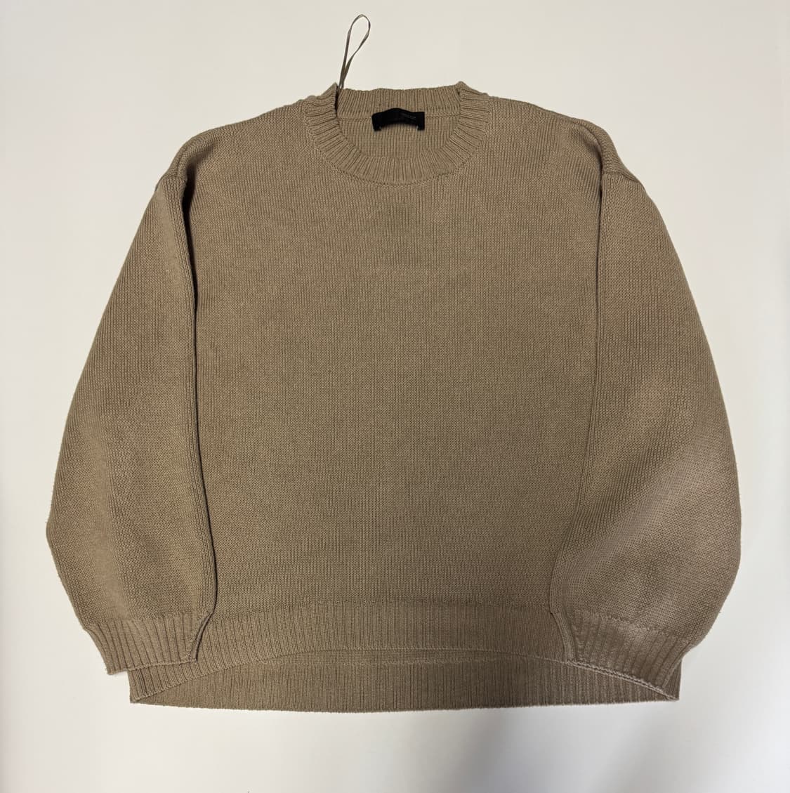 자라 ZARA 빅 사이즈 미니멀 헤비 코튼 니트 2XL 상품이미지1