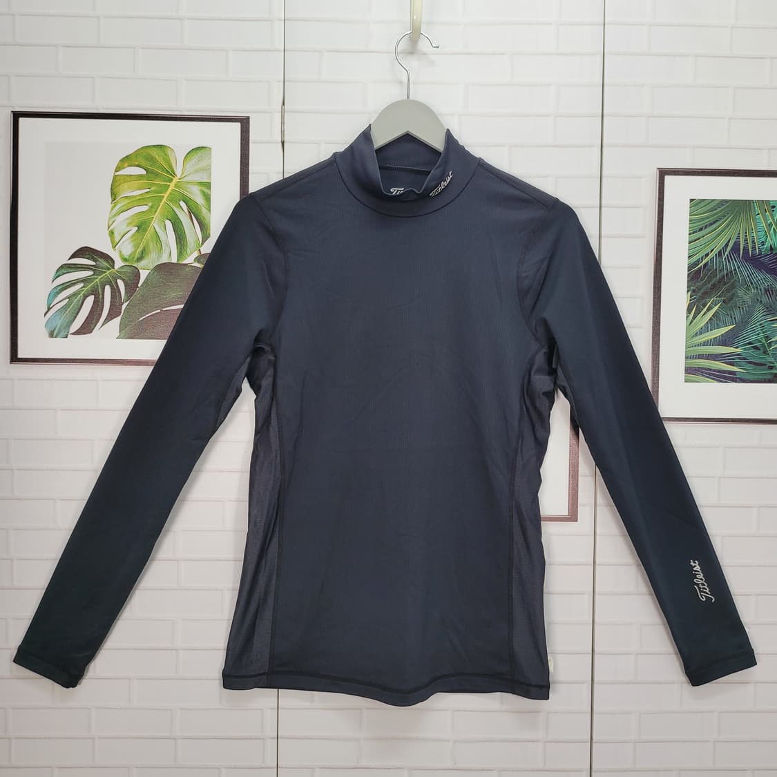 타이틀리스트 골프웨어 하이넥 긴팔 티셔츠 M사이즈 상태최상 상품이미지1