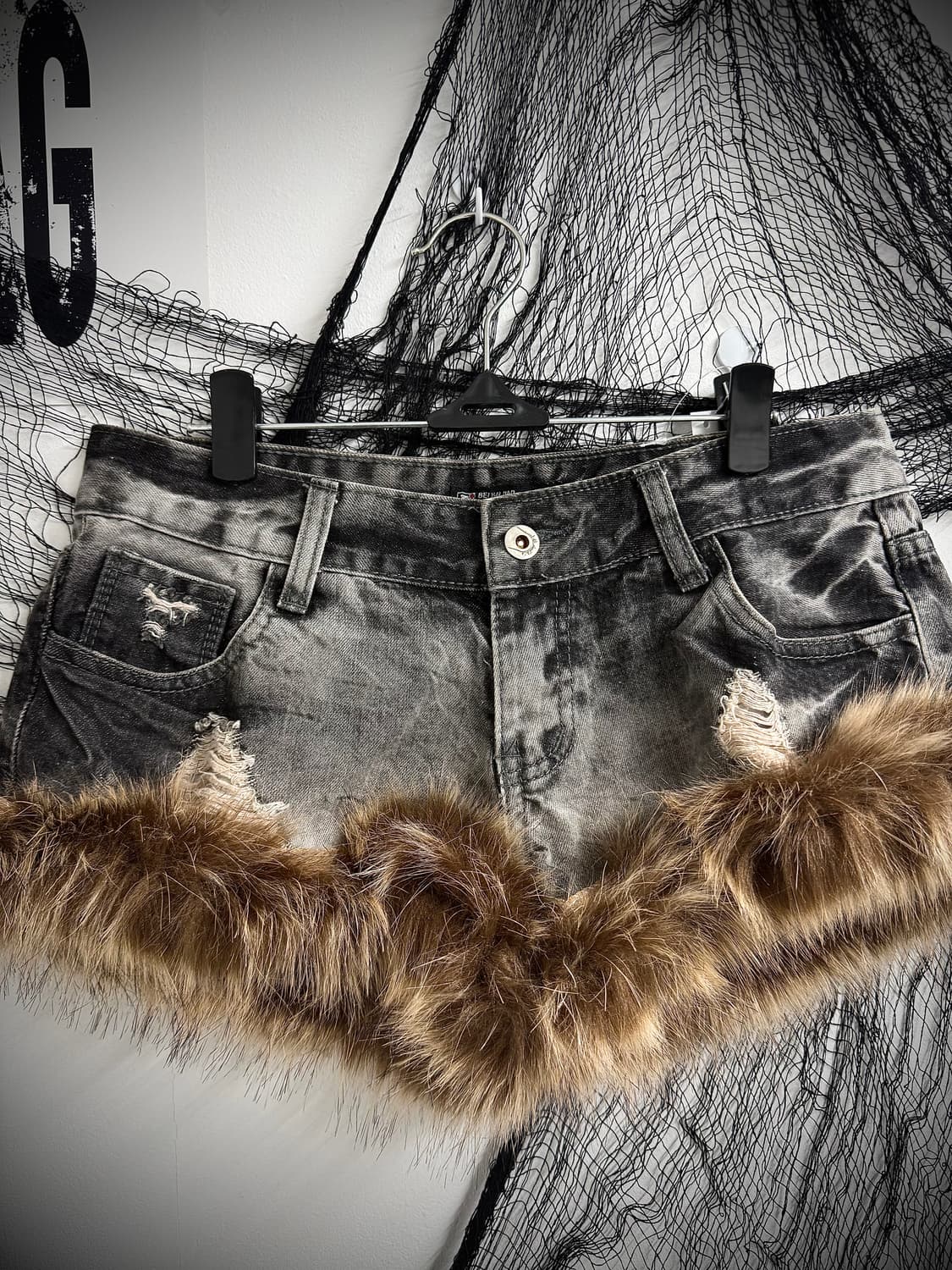 00s damaged fur pants 상품이미지2