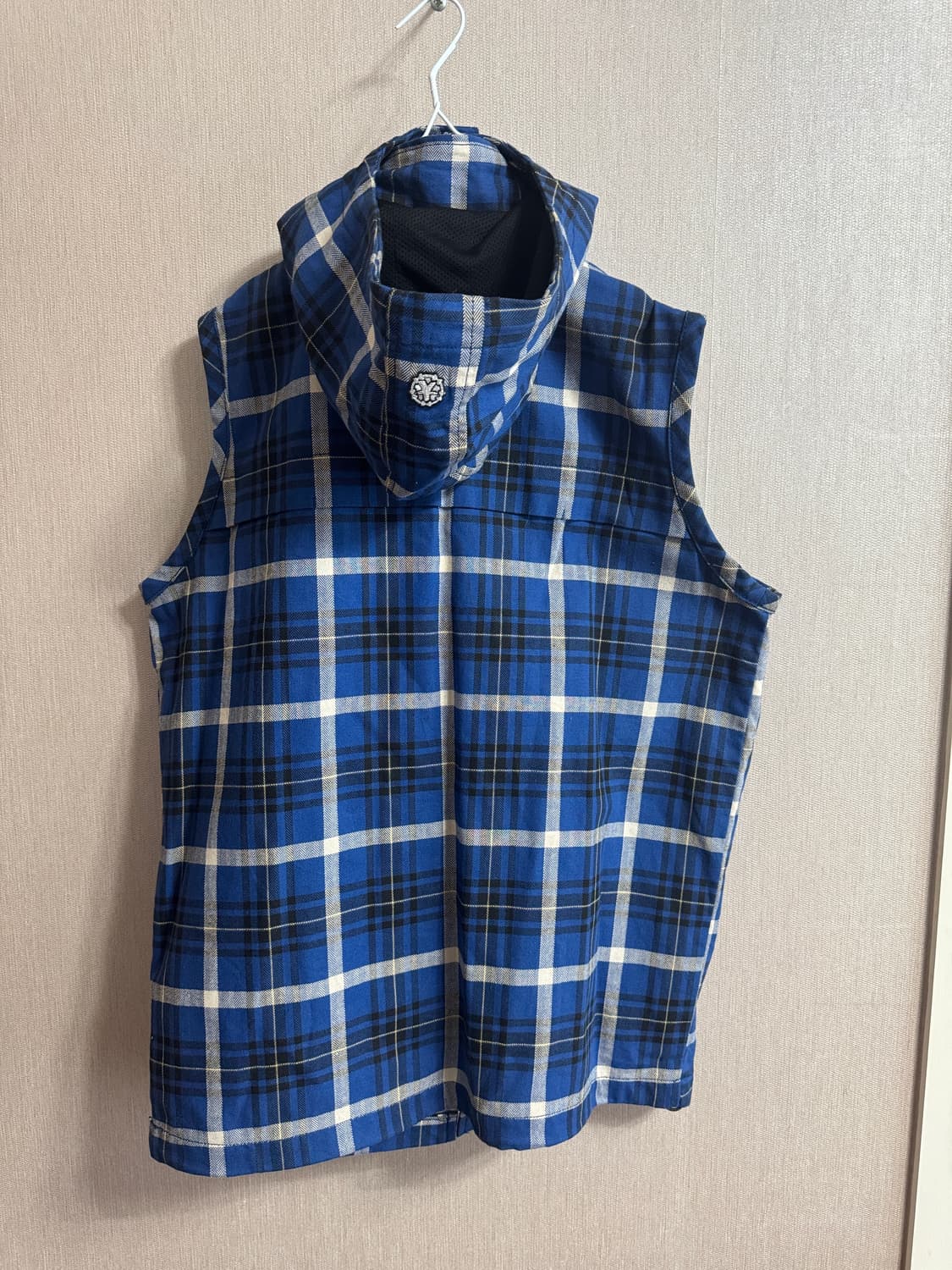 Vintage 빈티지 체크 베스트 조끼 XL 상품이미지1