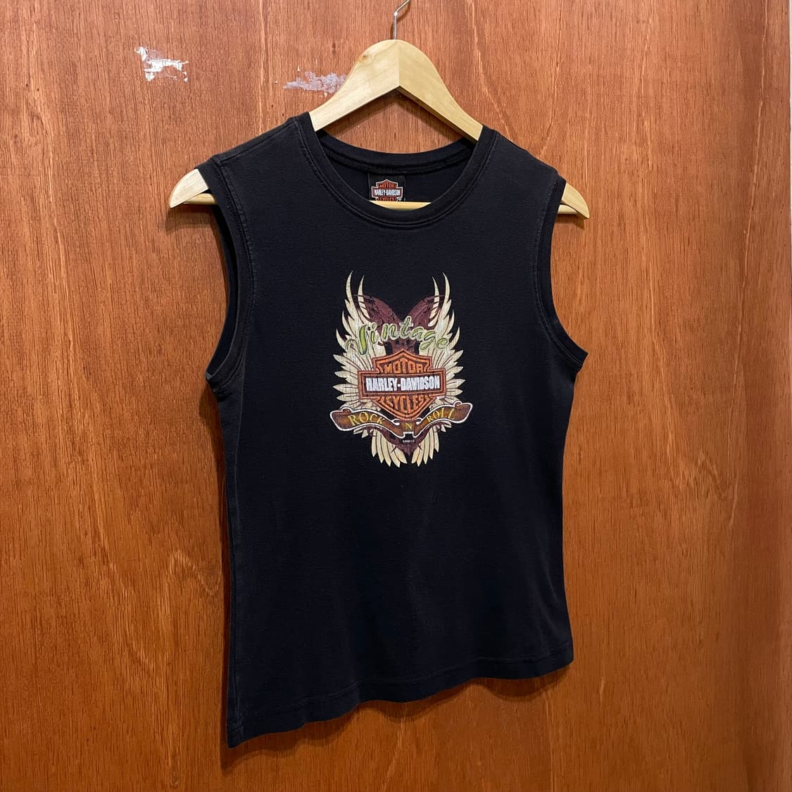 (M) Harley Davidson 할리 프린팅 슬리브리스 나시 상품이미지3