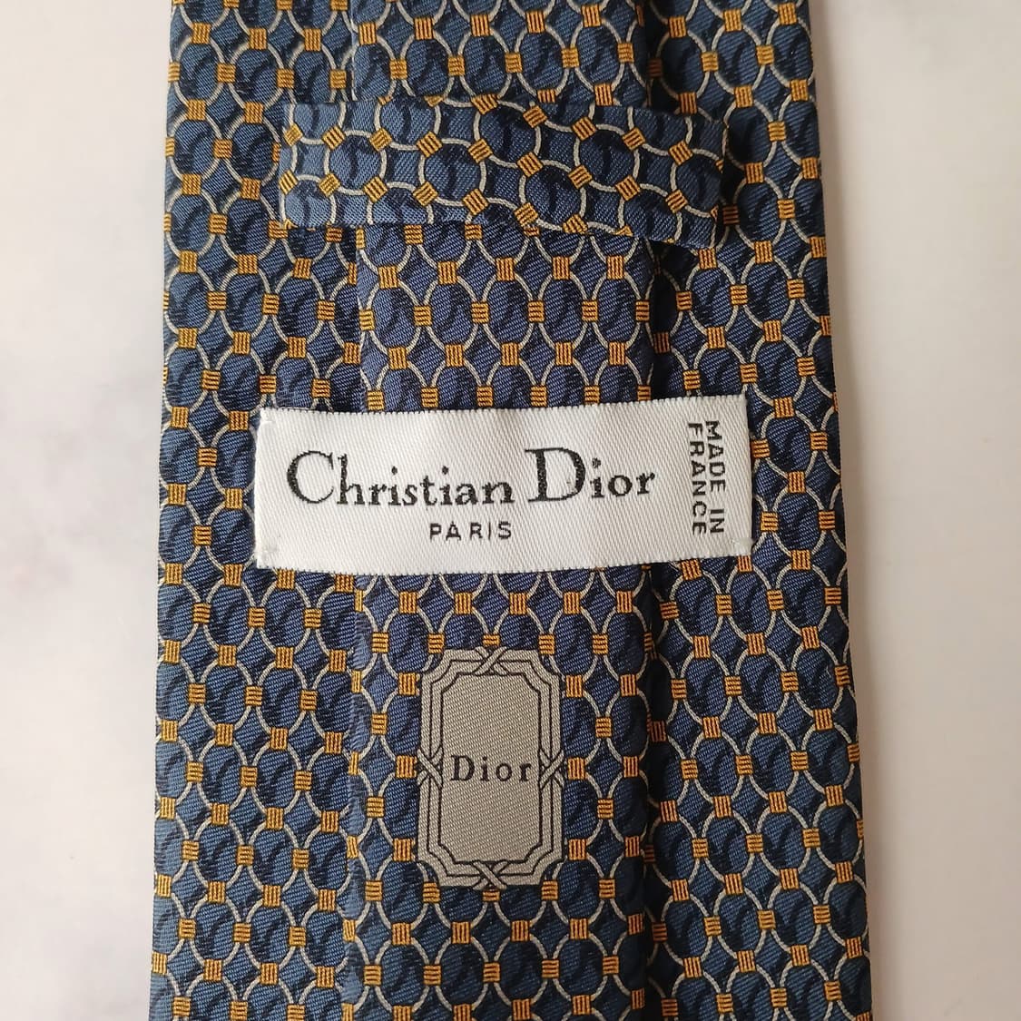 크리스찬 디올 실크 자카드 패턴 넥타이 9.8cm A+등급 E722 상품이미지8