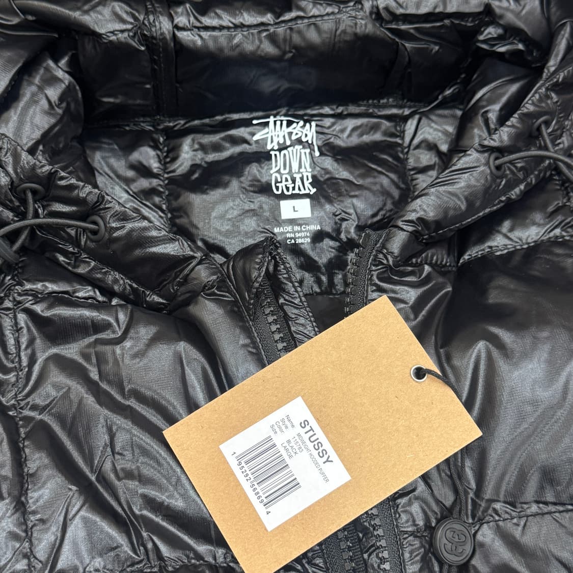 [새상품]스투시 미드웨이트 후드 푸퍼 패딩 상품이미지2