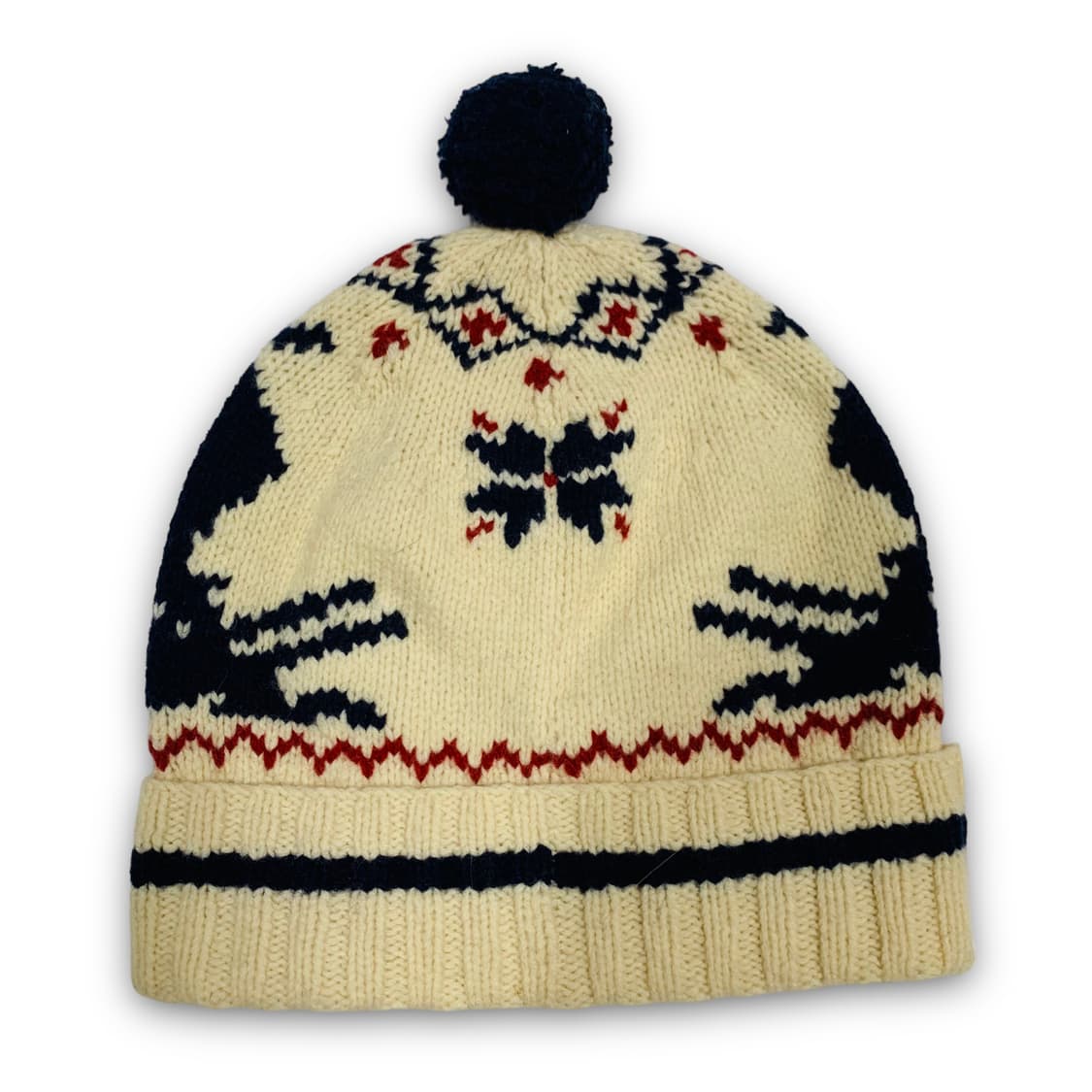 폴로 랄프로렌 데드스탁 램스 울 스키 빈티지 비니 상품이미지3