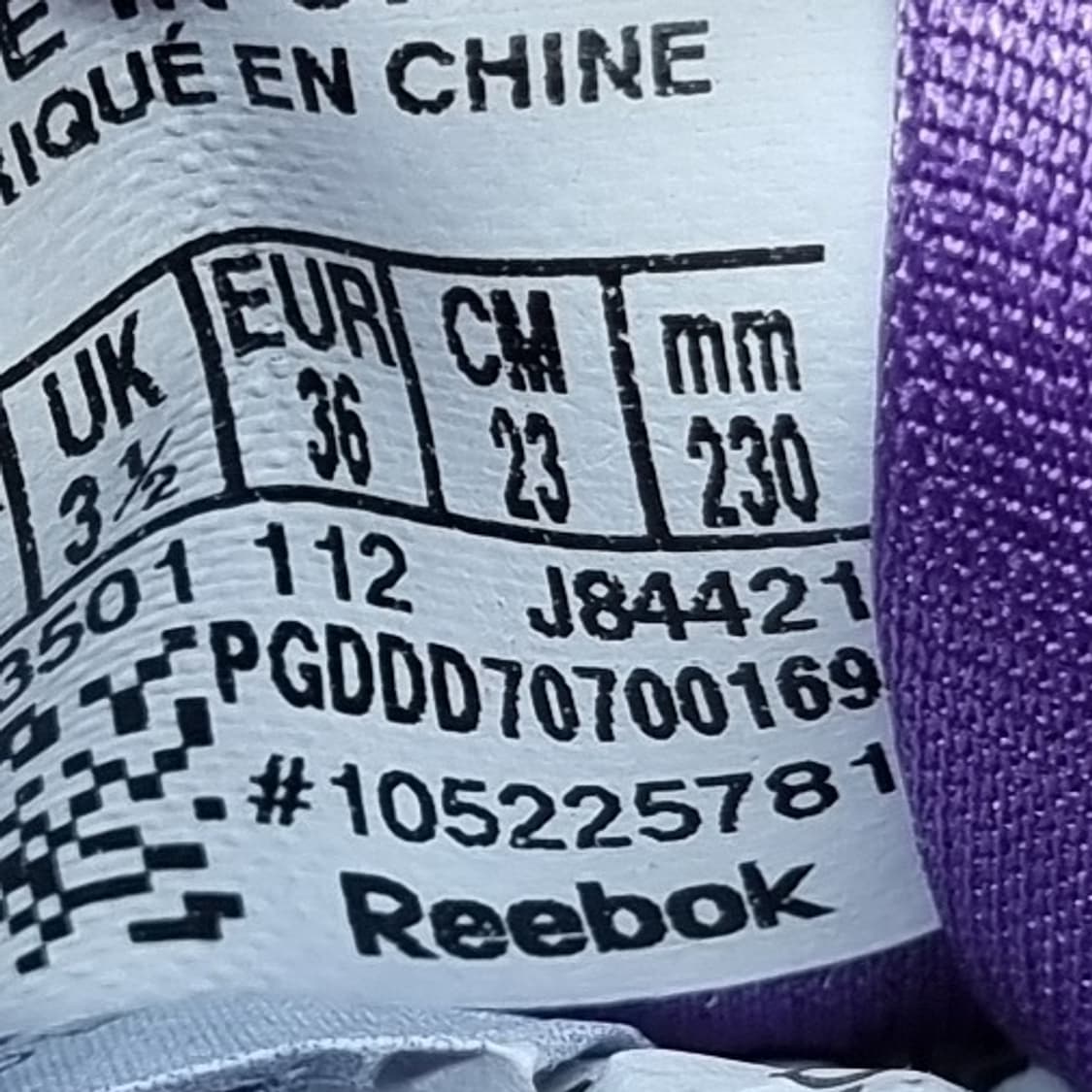 리복 직나노 여성운동화230 상품이미지6