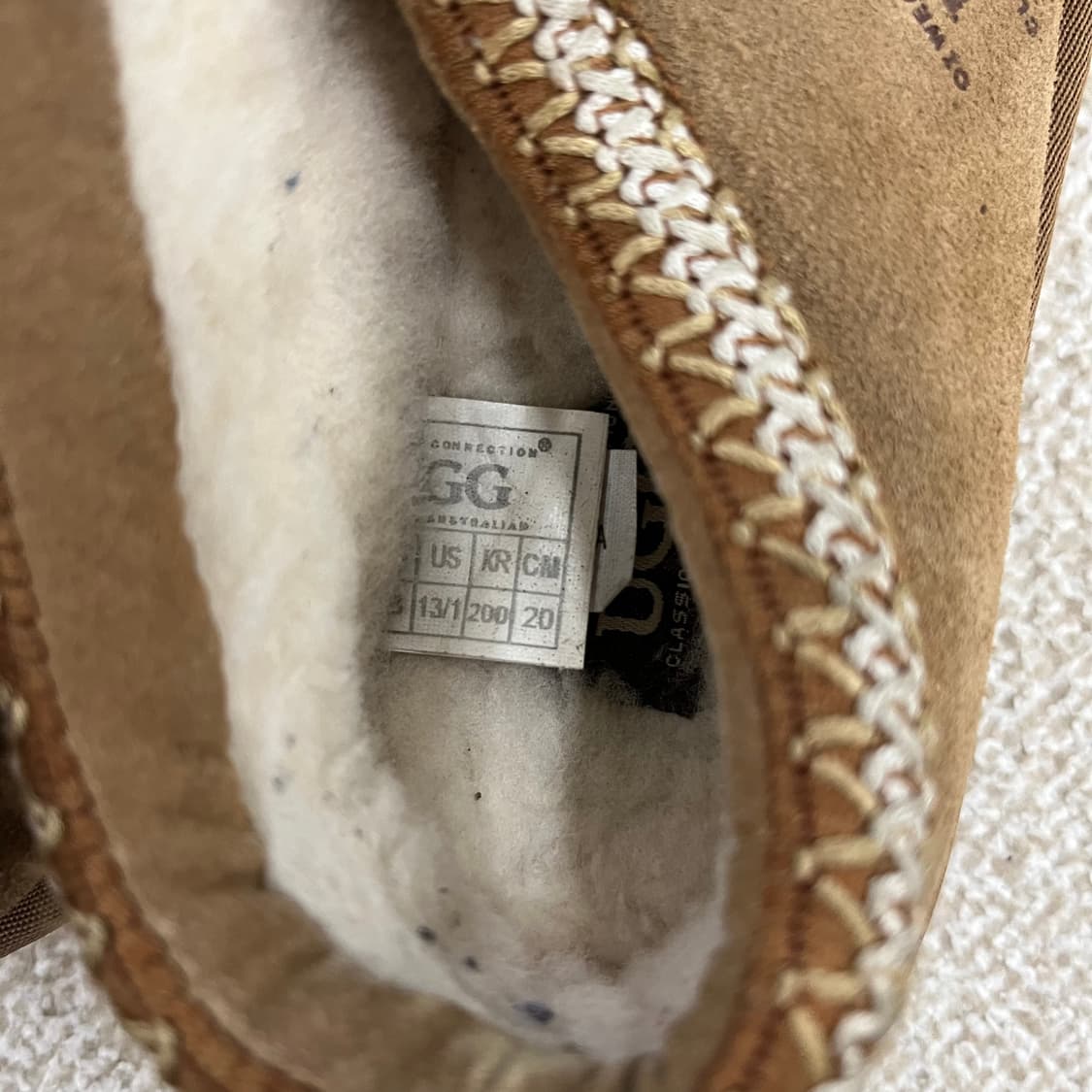 200 어그 타스만 키즈 털 슬립온 0130M2 상품이미지8