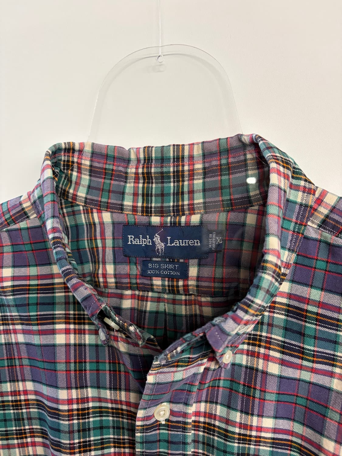 90s 폴로 랄프로렌 빅셔츠 XL 상품이미지2