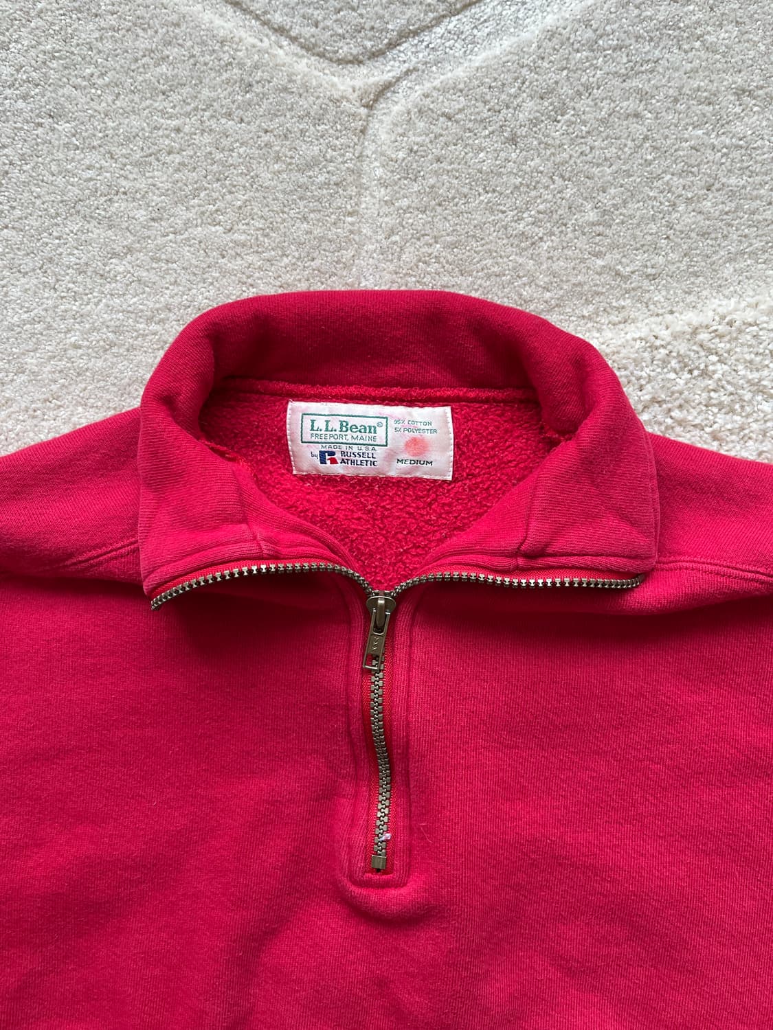 엘엘빈 x 러셀 애슬레틱 하프집업 스웻 (103–105) 상품이미지3