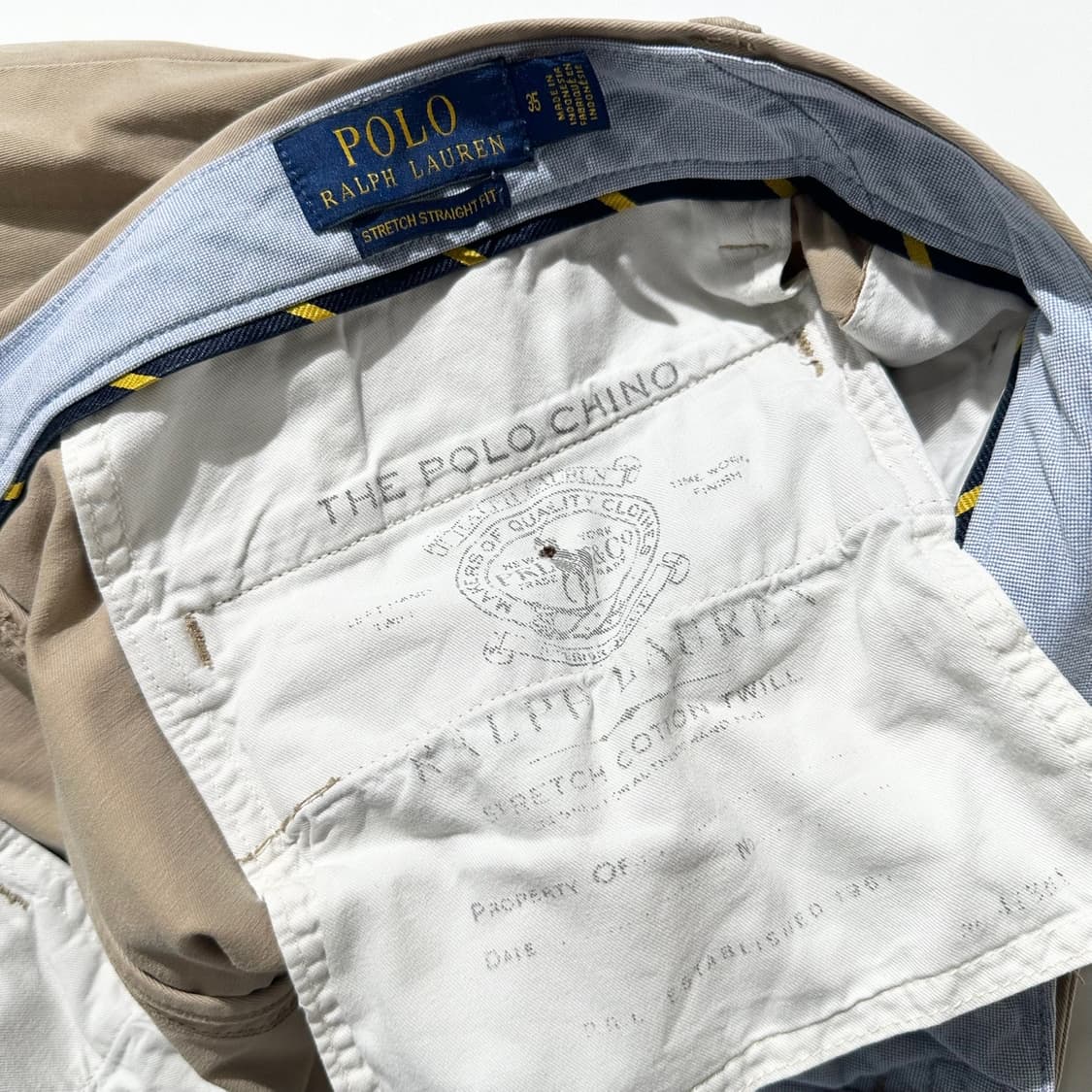 폴로 랄프로렌 스트레치 트윌 코튼 치노 하프 팬츠 반바지 상품이미지5
