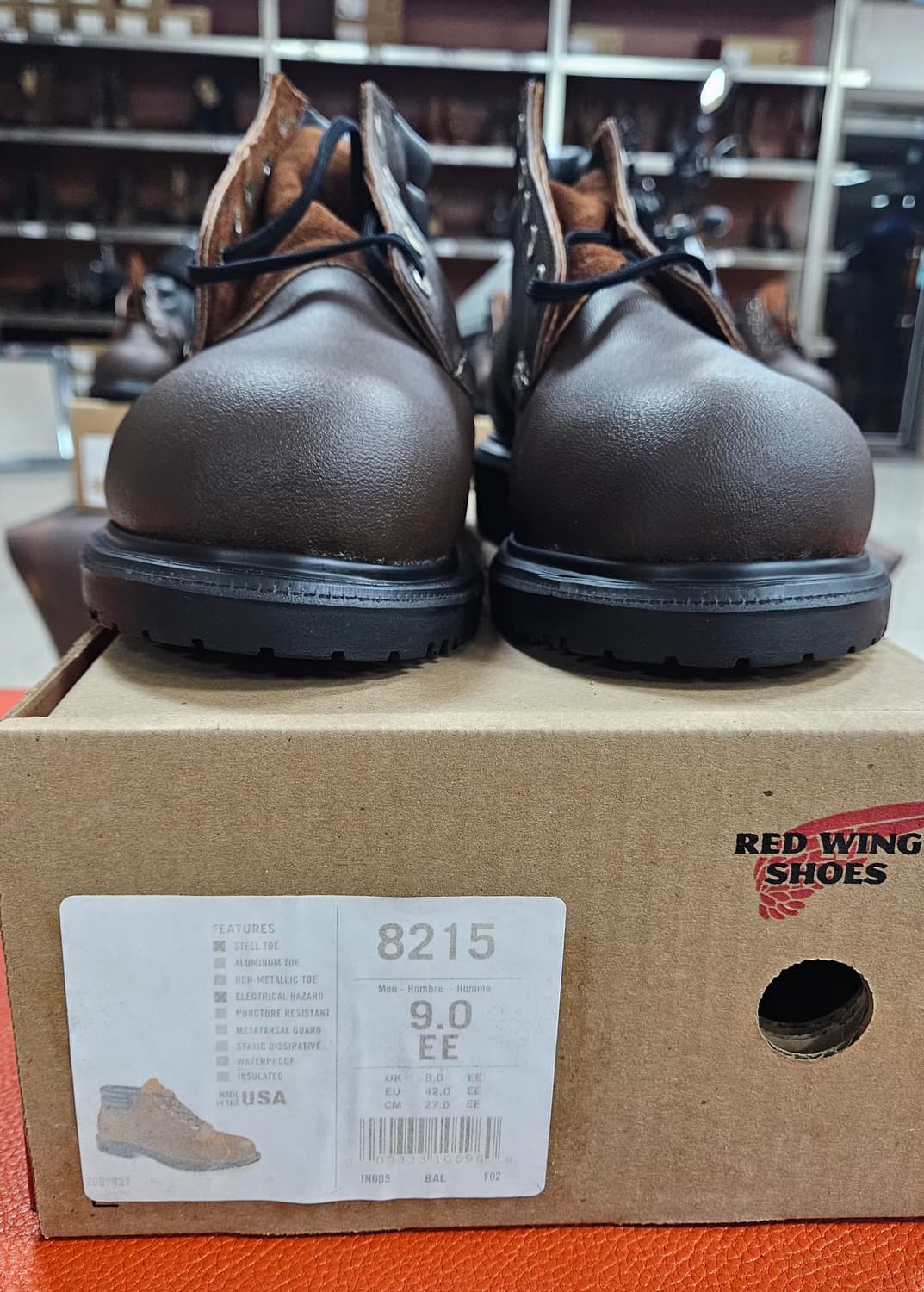 레드윙 5인치 워크화, 안전화 8215, US9EE  상품이미지9