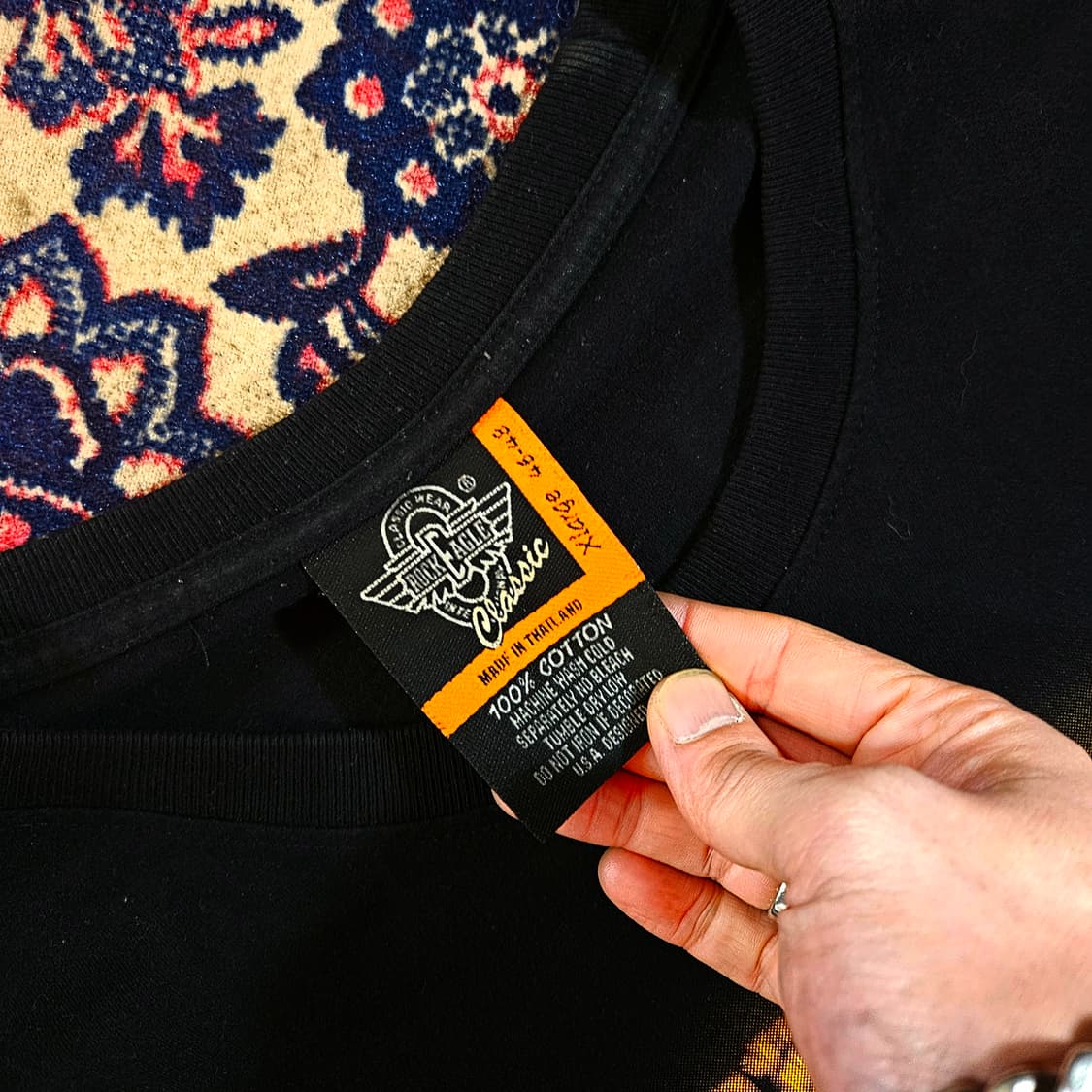 ROCKEAGLE in Thailand 메탈릭 긴팔 티셔츠 XL 상품이미지4