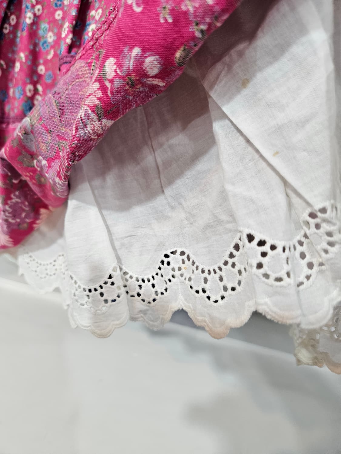 빈티지 핑크 플라워 캉캉 스커트 상품이미지5