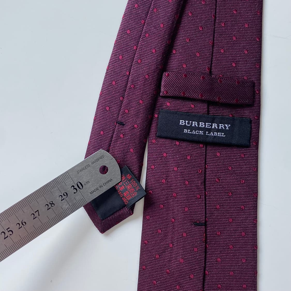 버버리 블랙라벨 명품 정품 심플로고 넥타이 (Burberry)8.1cm 상품이미지5
