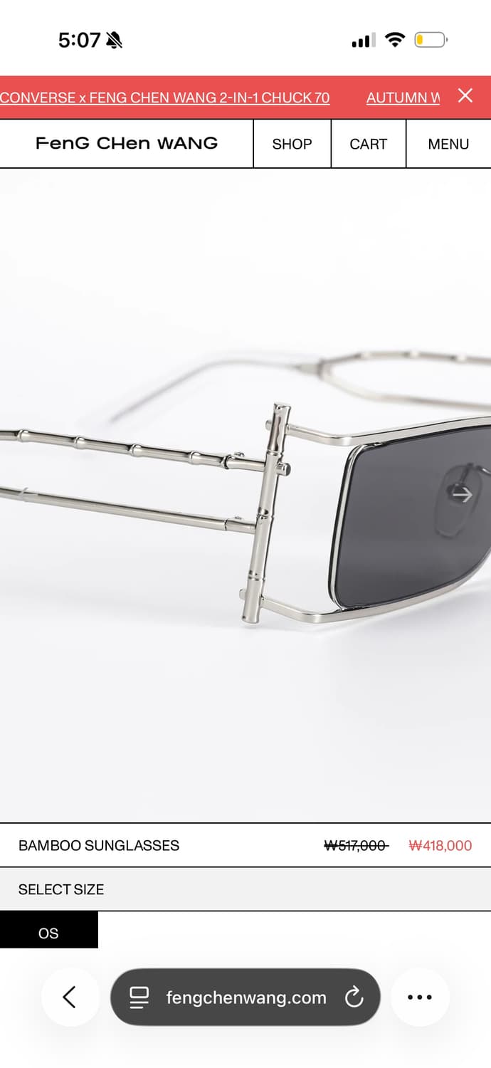 Feng Chen Wang 선글라스 상품이미지3