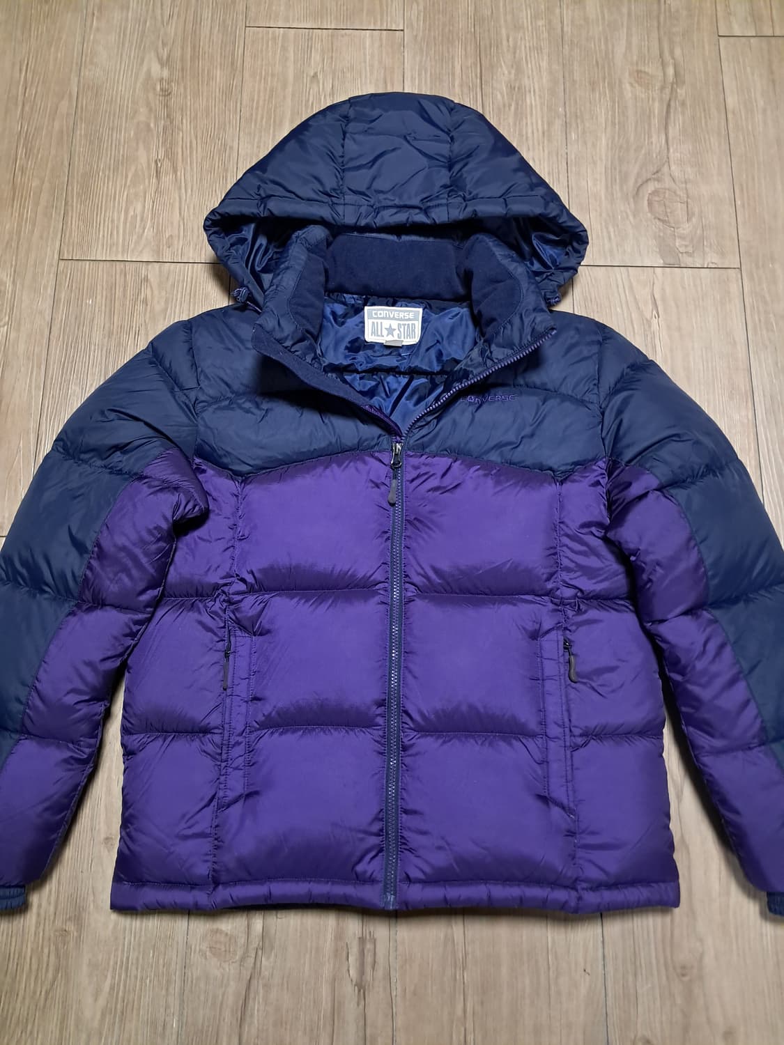 컨버스 패딩 남성M 수선 상품이미지3