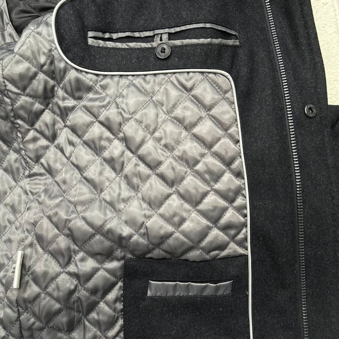 캘빈클라인 울 브렌드 싱글 코트 차콜 M 상품이미지3