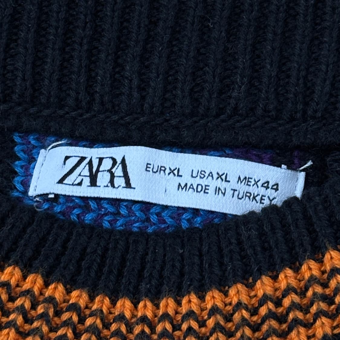 자라 패턴 니트 상품이미지4