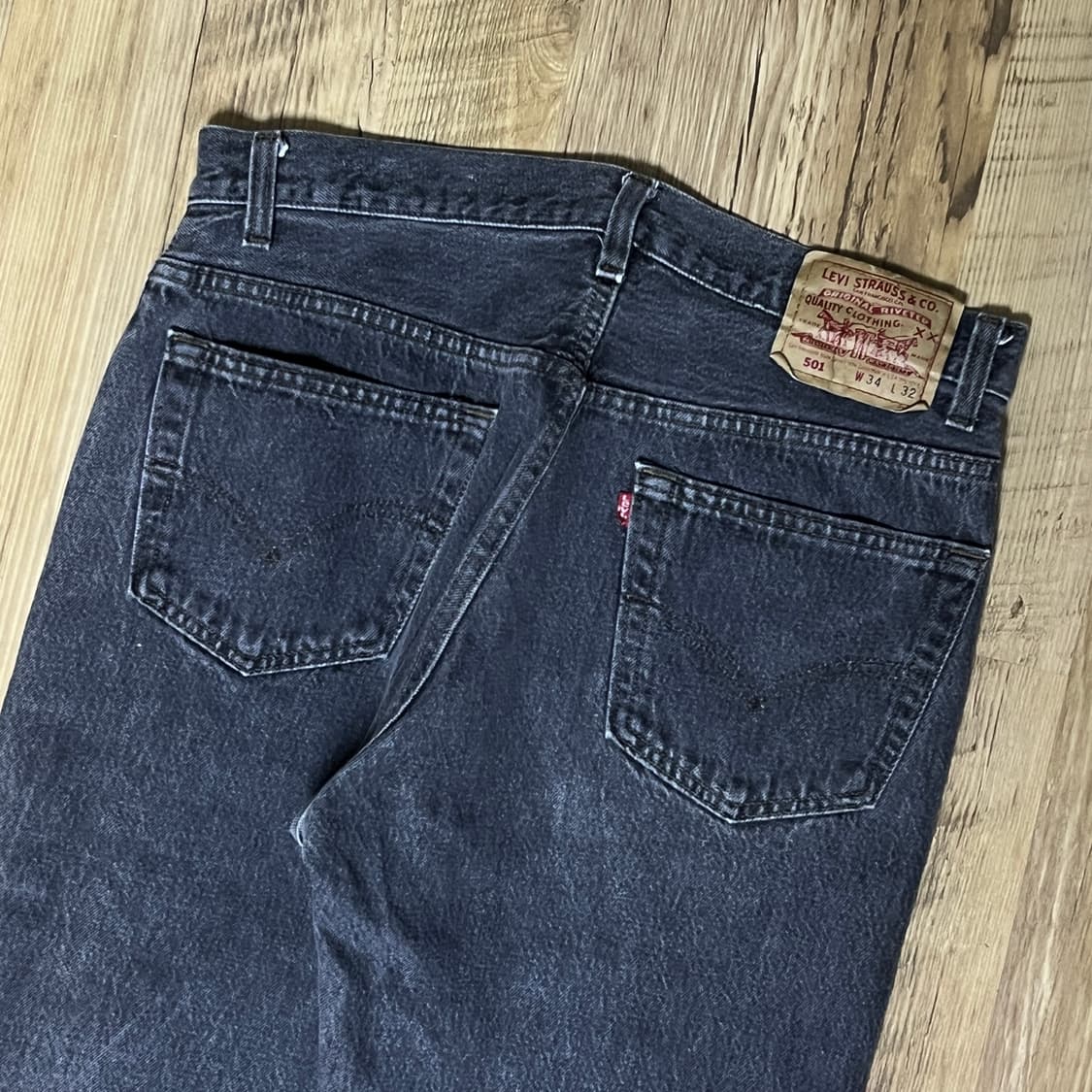90s USA levis 리바이스501 원블랙 [33] 상품이미지4