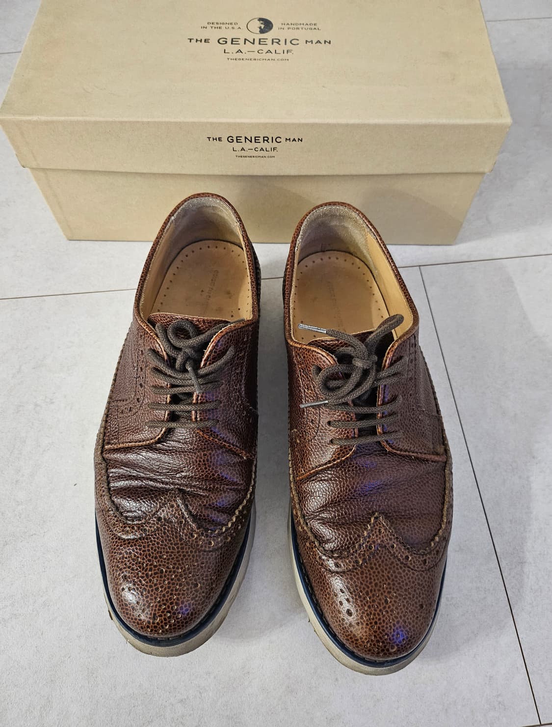 꼼데가르송 x The Generic Man 윙팁로퍼 상품이미지2