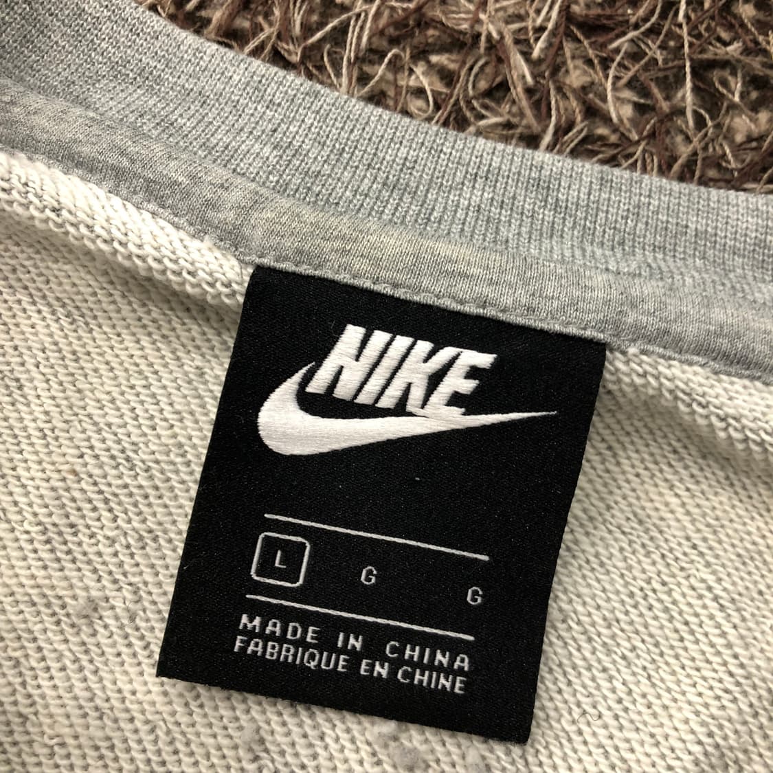 L 나이키 빅로고 스우시 맨투맨 스웻셔츠 상품이미지3