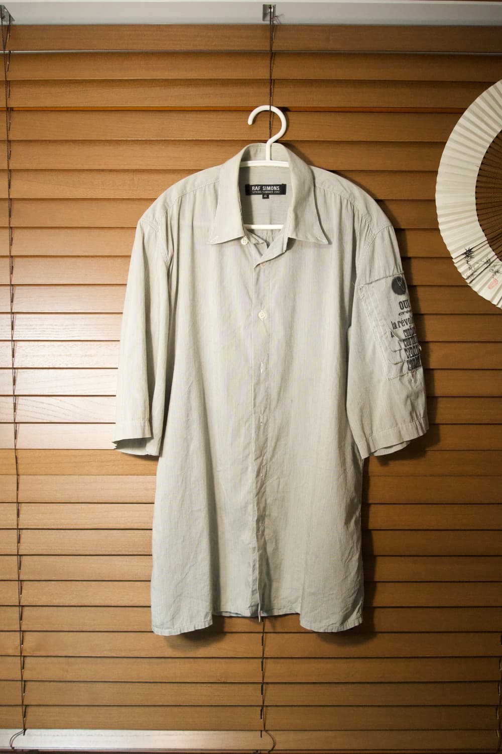 [46] 라프시몬스 아카이브 ss02 테러기 반팔 셔츠 상품이미지1