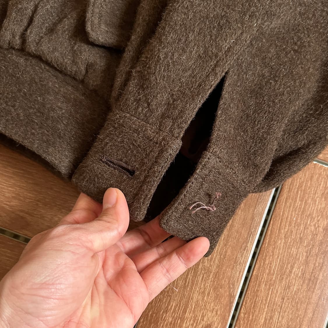 90’s Domani alpaca wool blouson jacket 상품이미지10