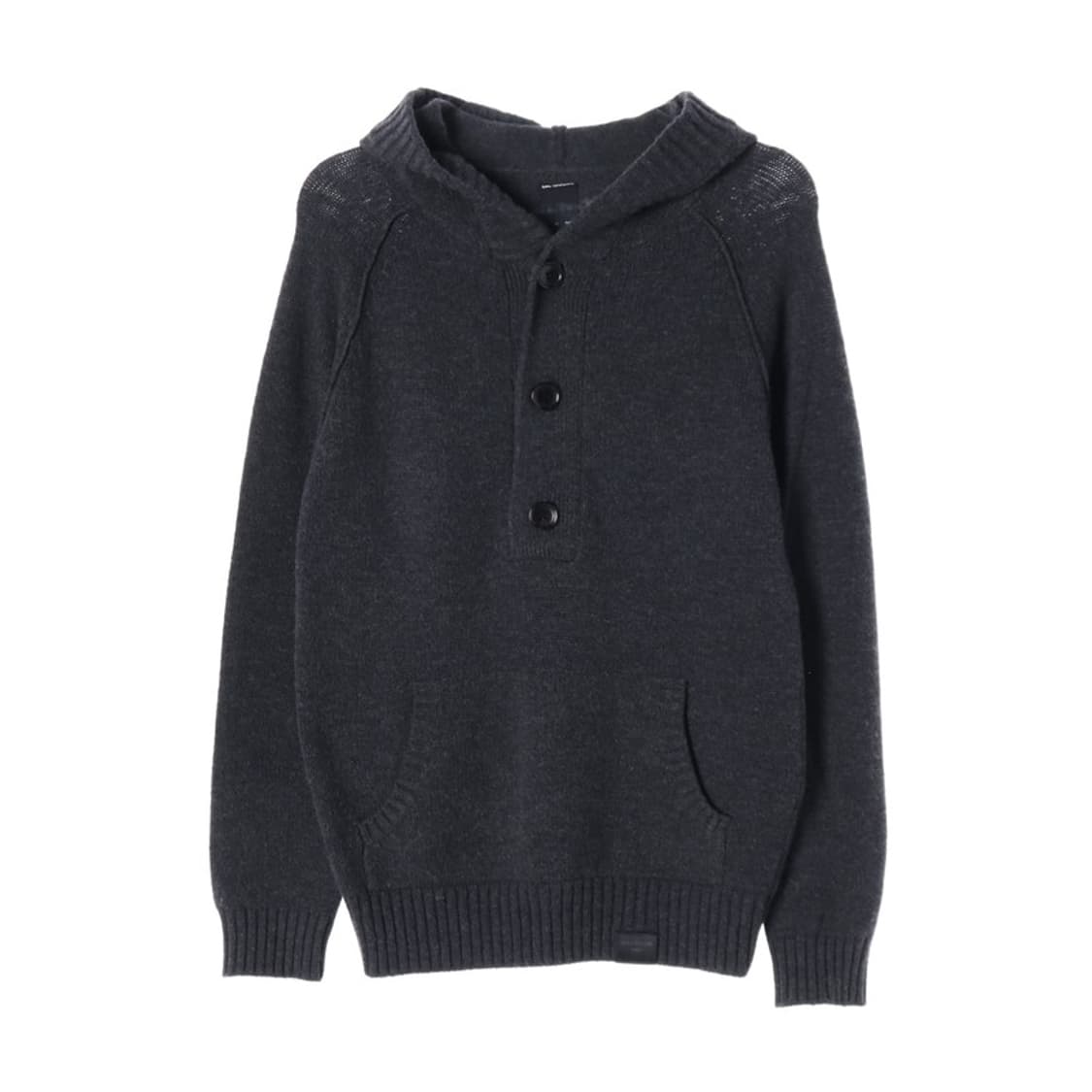 엠폴햄 울 혼방 버튼업 후드 니트 M 상품이미지1