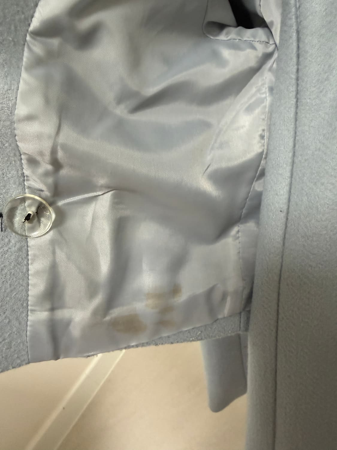 빈티지 자켓 투피스 스카이블루 스커트 상품이미지5