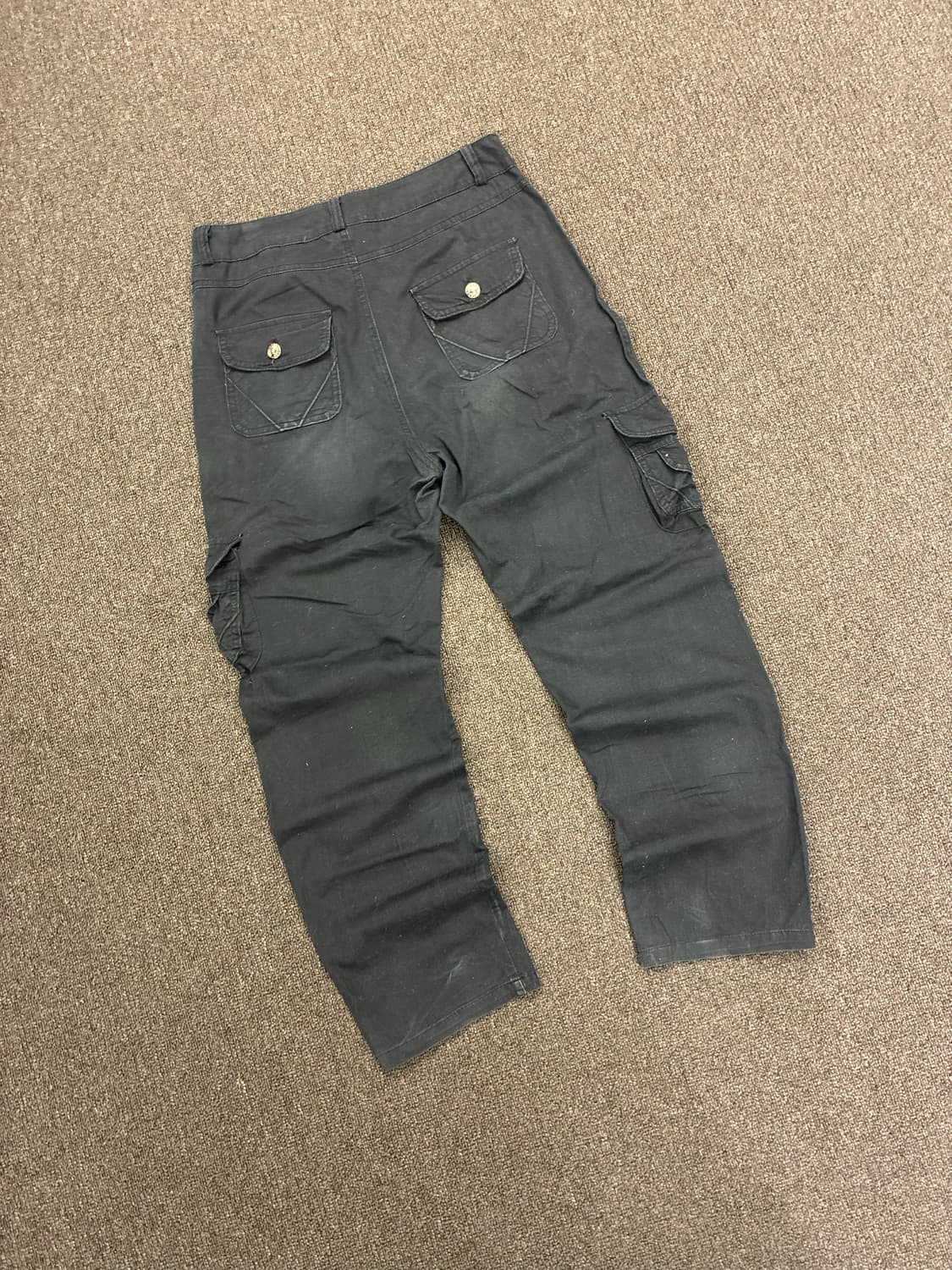 XL)Japanese vintage 여성 포켓 디테일 카고 팬츠 상품이미지7