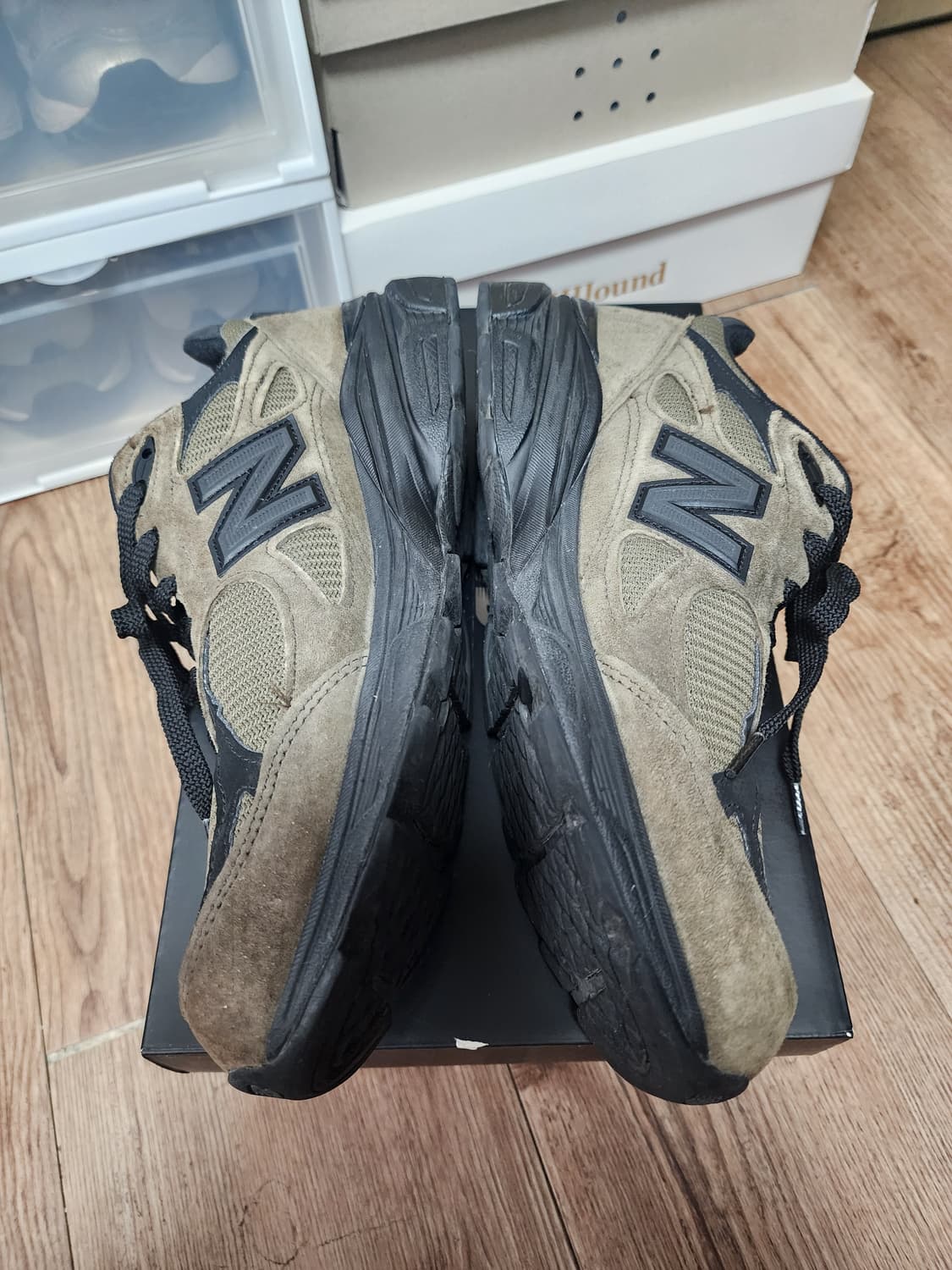 [285] 뉴발란스 x JJJ자운드 990v3 브라운 블랙 상품이미지2