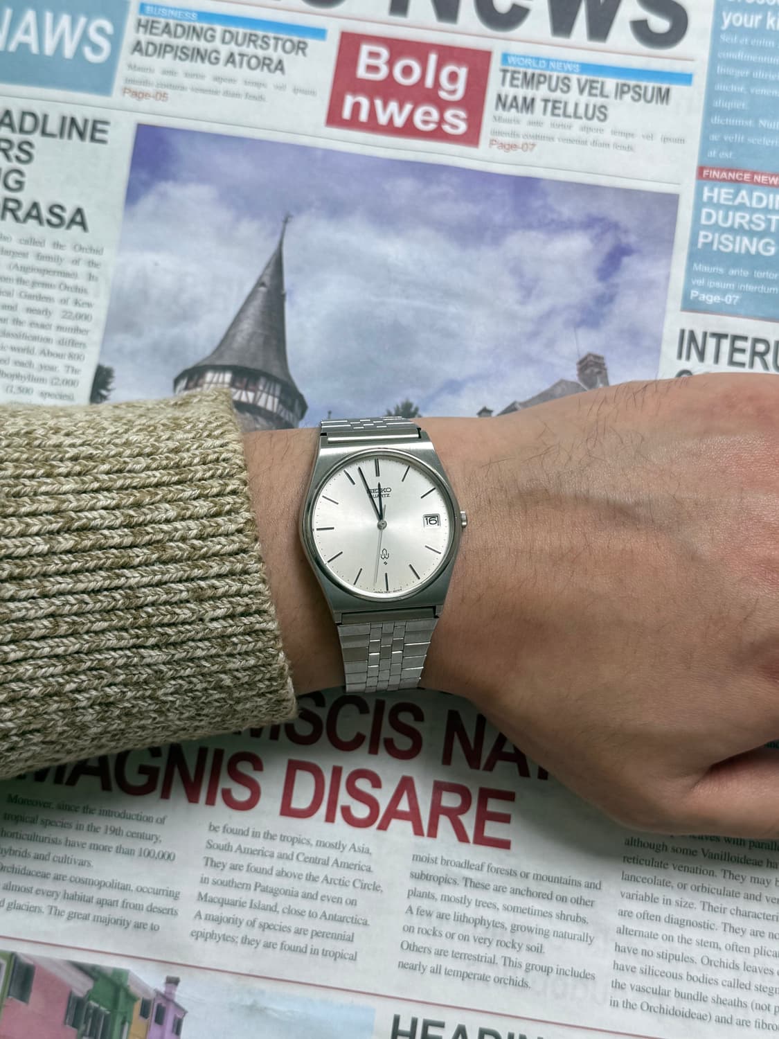 Seiko 세이코 쿼츠 7832 무브먼트 데이트 상품이미지6