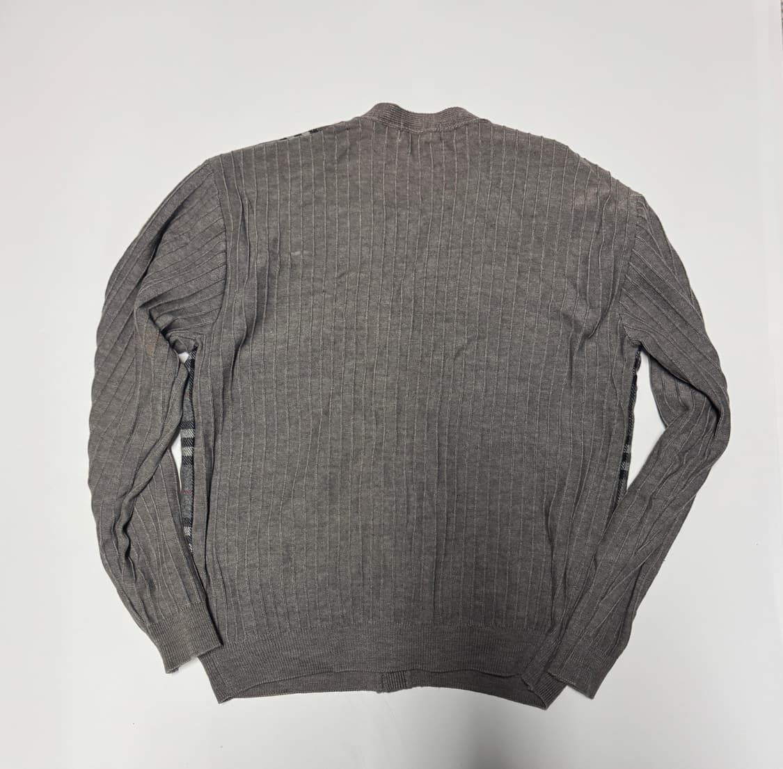 버버리 런던 커스텀 빈티지 노바체크 가디건 L 상품이미지2