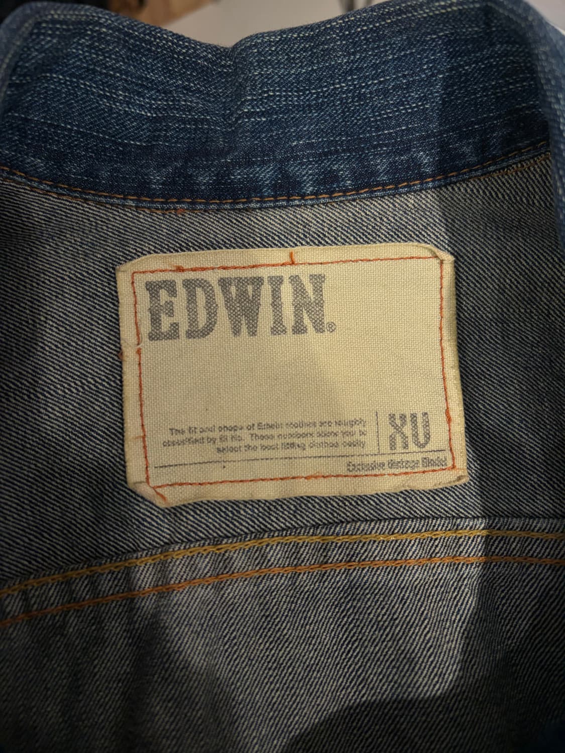 Edwin Washed Denim Jacket 상품이미지3
