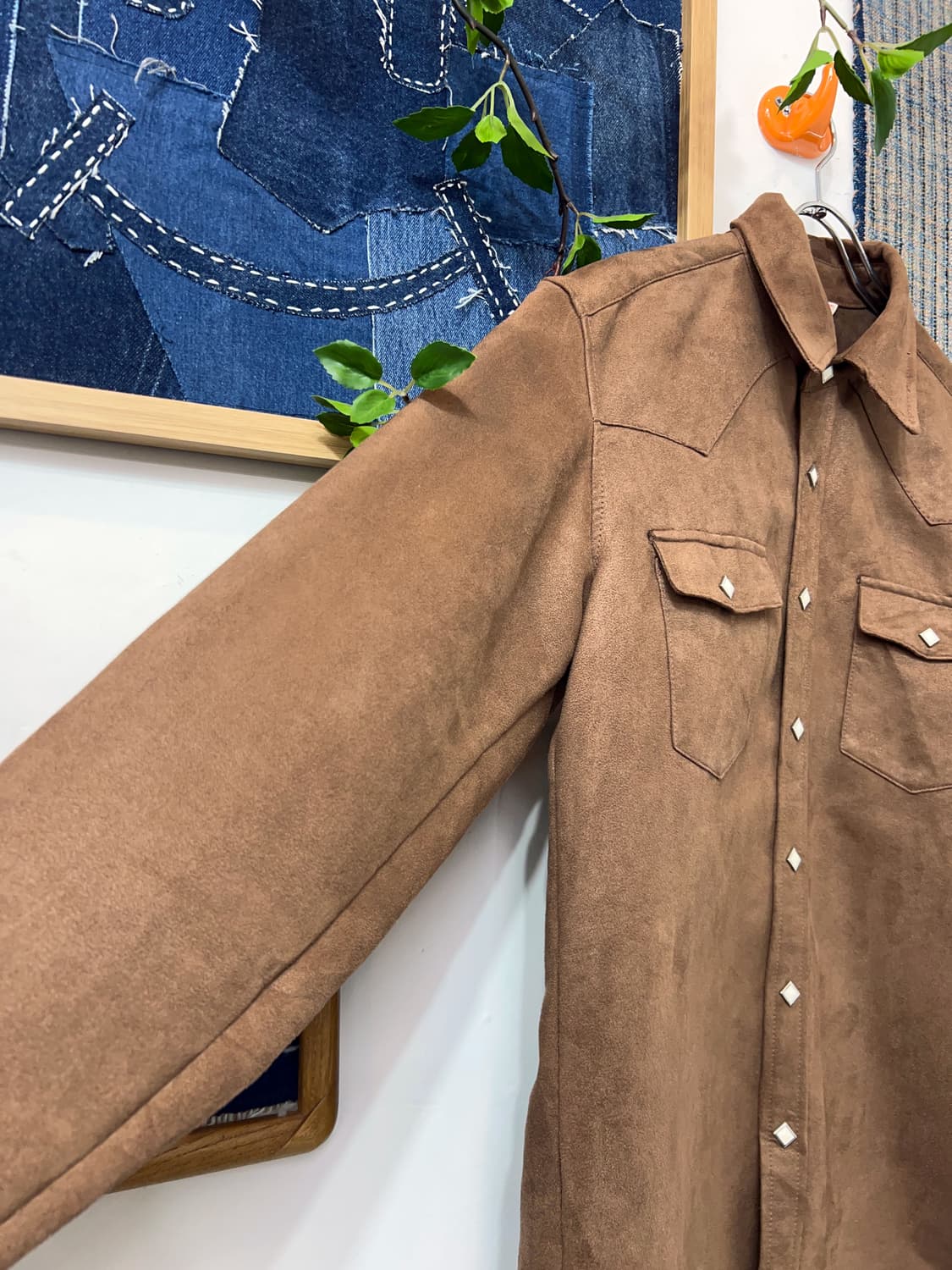 LUCKY JTOYE  Suede Western Shirt 상품이미지5