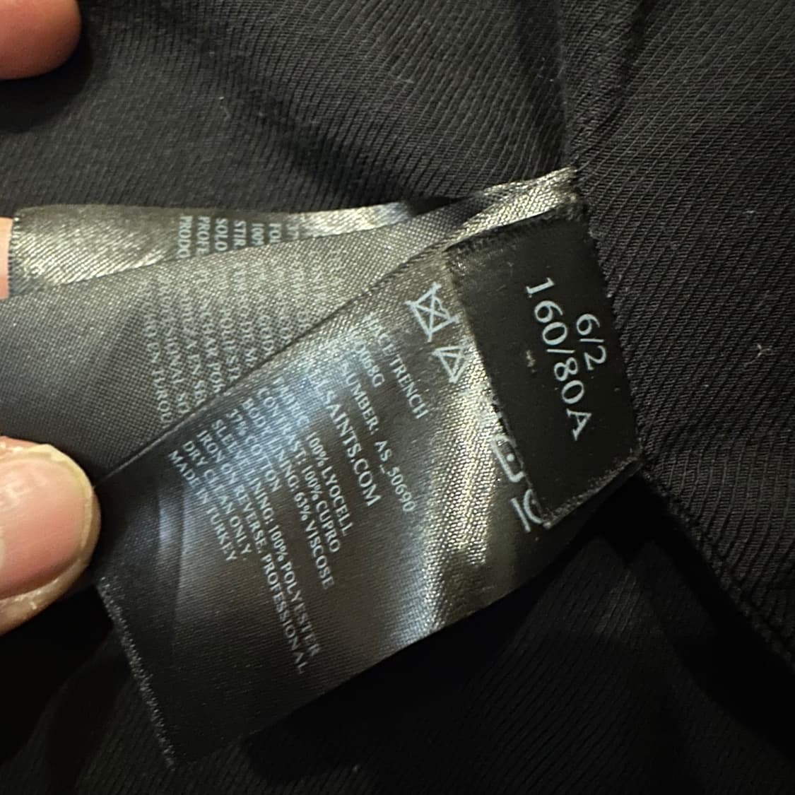 올세인츠 ALLSAINTS 드레이프 코트 상품이미지6