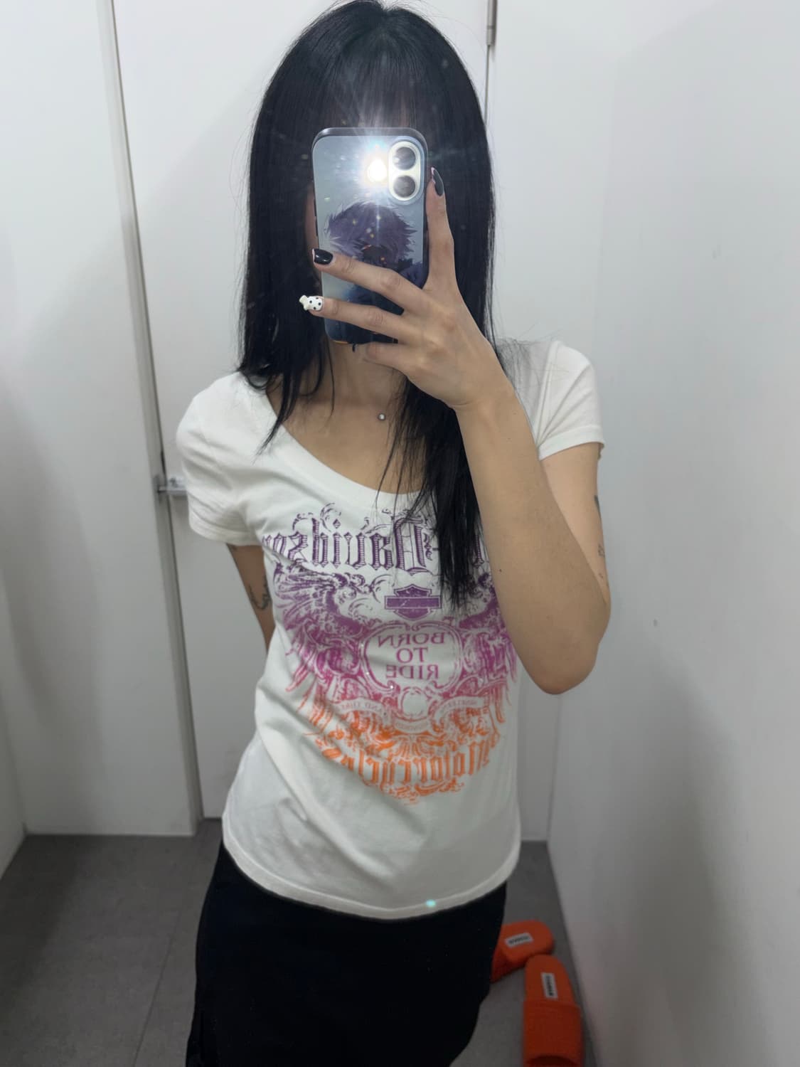 할리데이비슨 프린팅 반팔티 상품이미지4