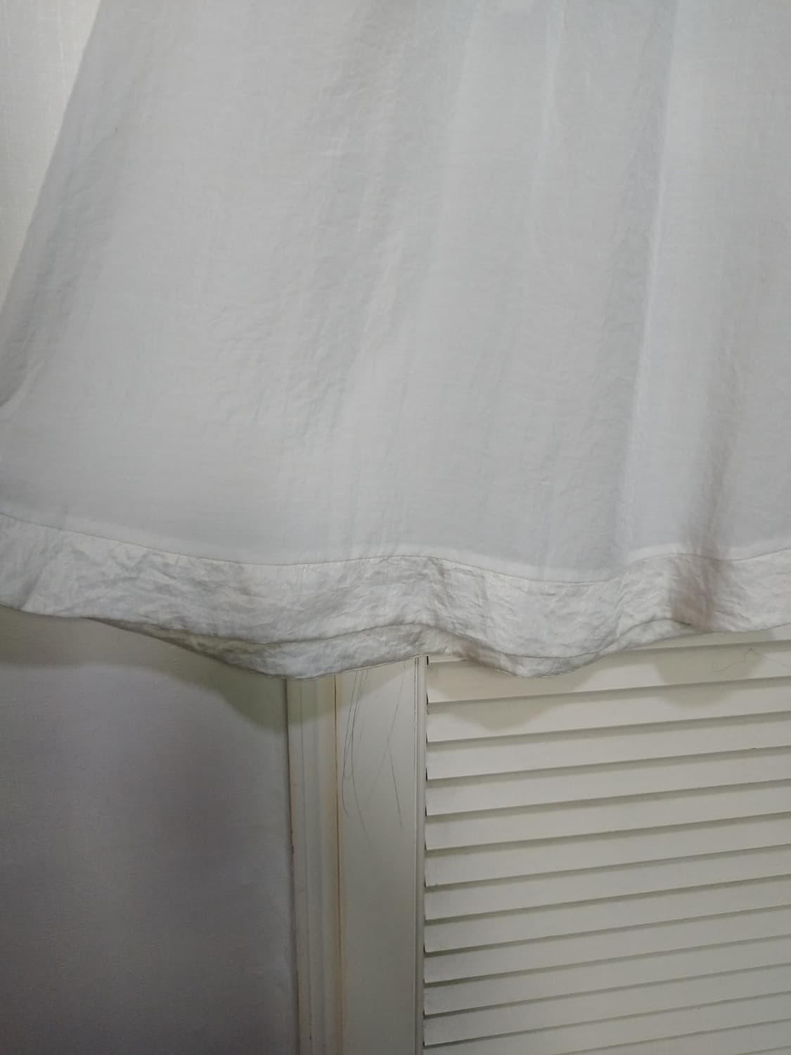 42 베네통 화이트 셔츠 원피스 상품이미지5