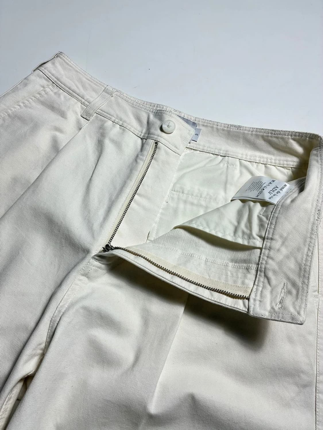 아크메드라비 핀턱 세미 와이드 코튼 팬츠 R1723 상품이미지3
